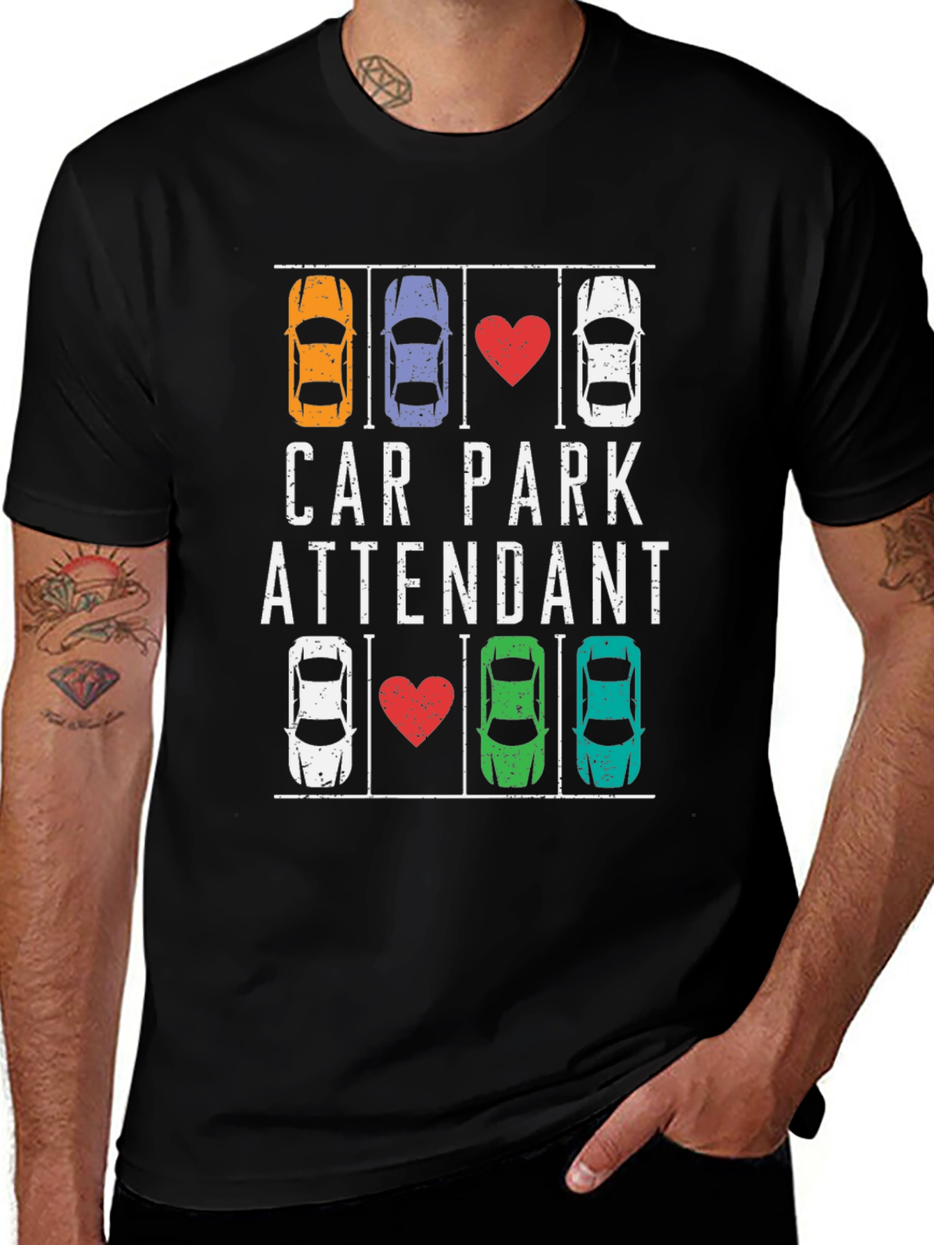 Car Park Attendant Graphic T-Shirt