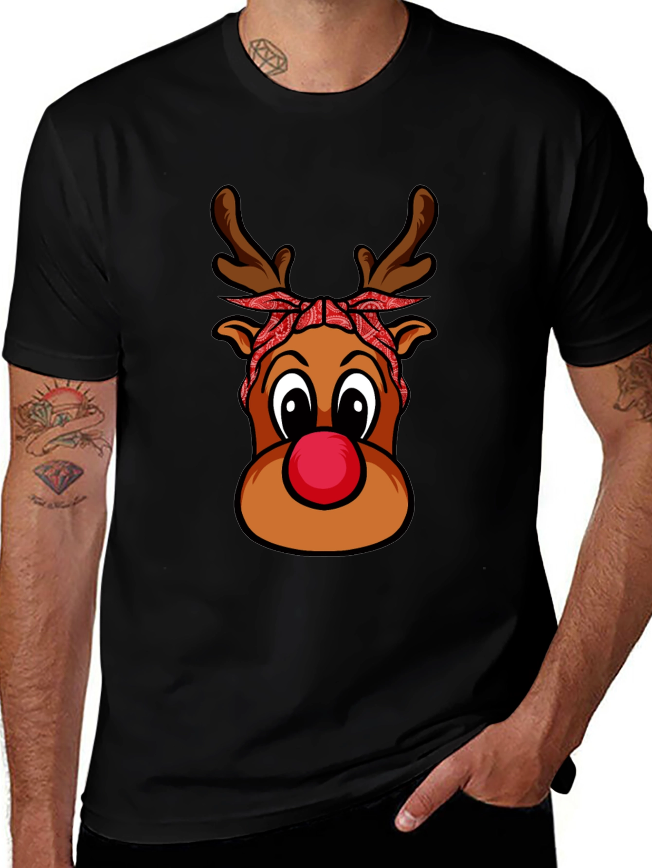 Rudolph Red Nose Reindeer Christmas T-Shirt