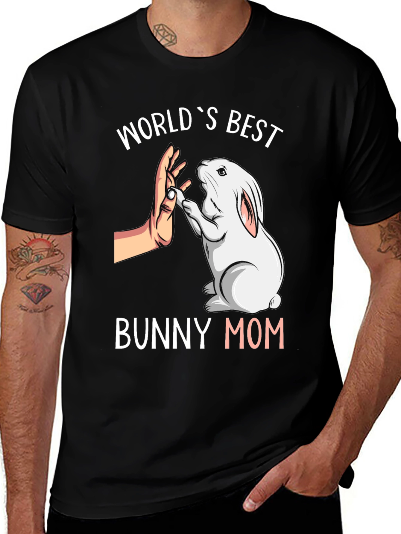 Variant 22 of World's Best Bunny Mom T-Shirt
