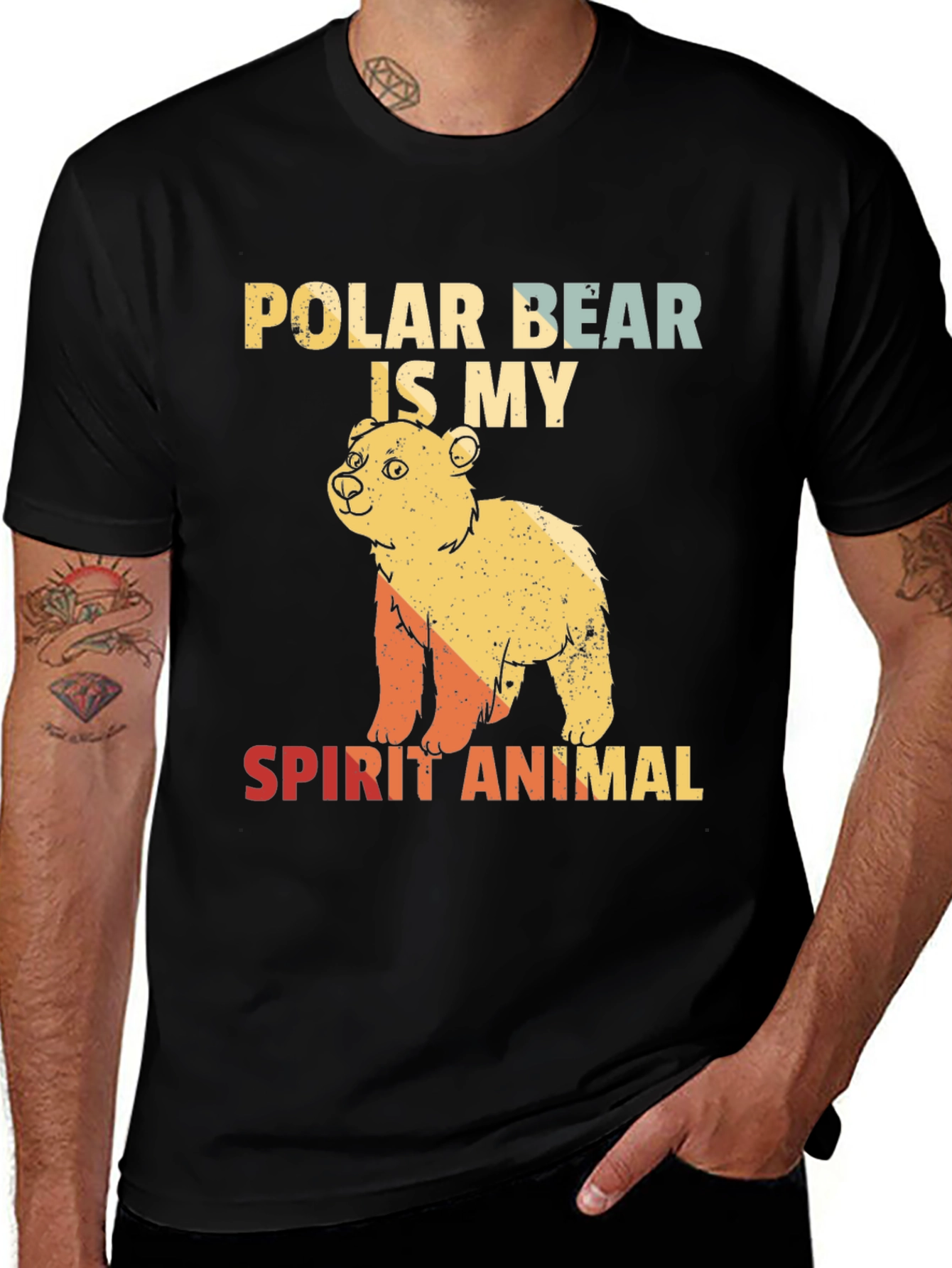 Polar Bear Spirit Animal Graphic Tee