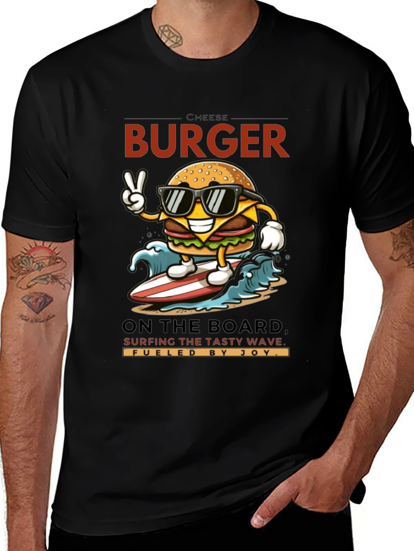 Variant 14 of Chill Burger Surfer T-Shirt
