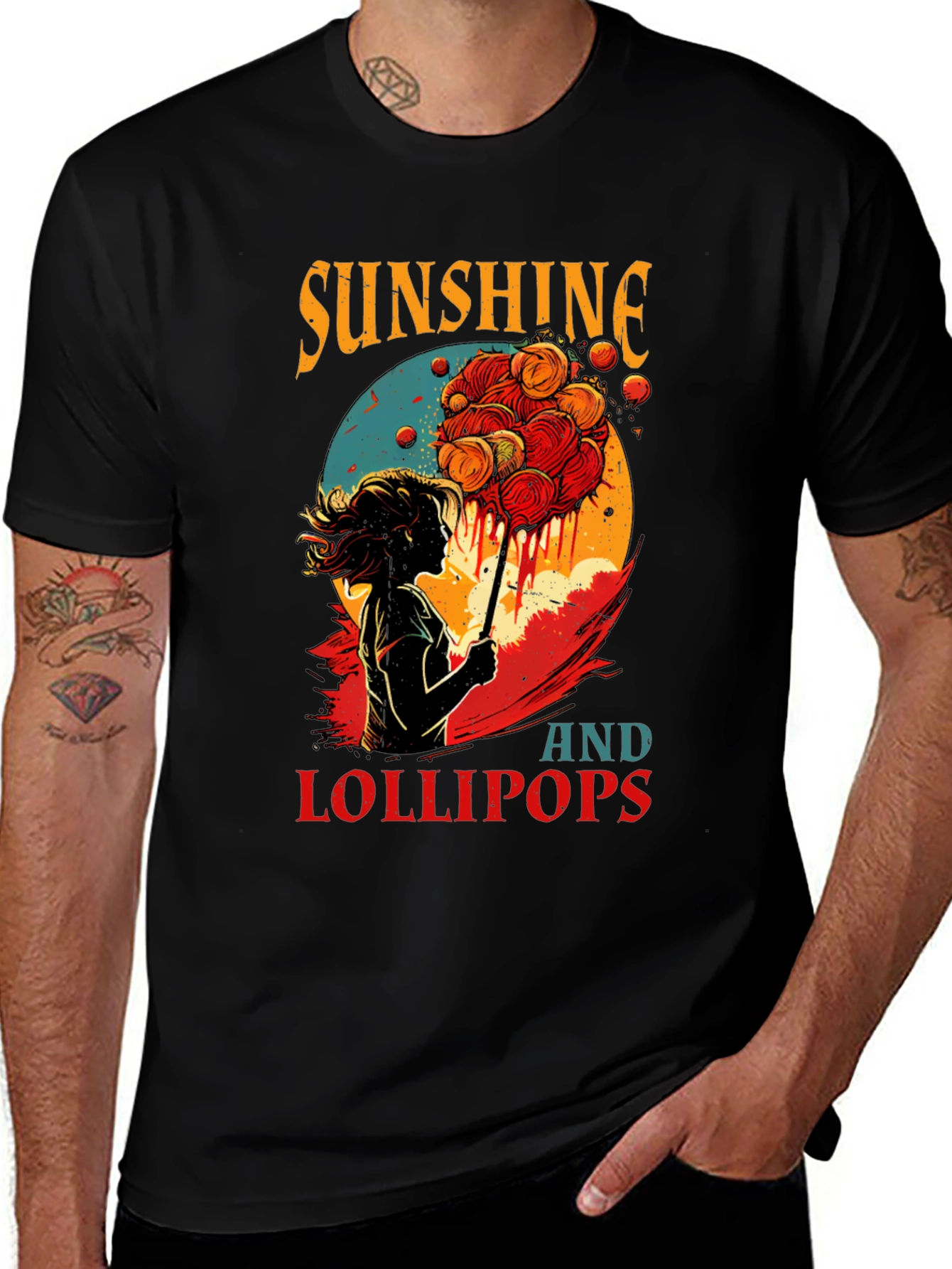 Variant 29 of Sunshine and Lollipops Graphic Tee