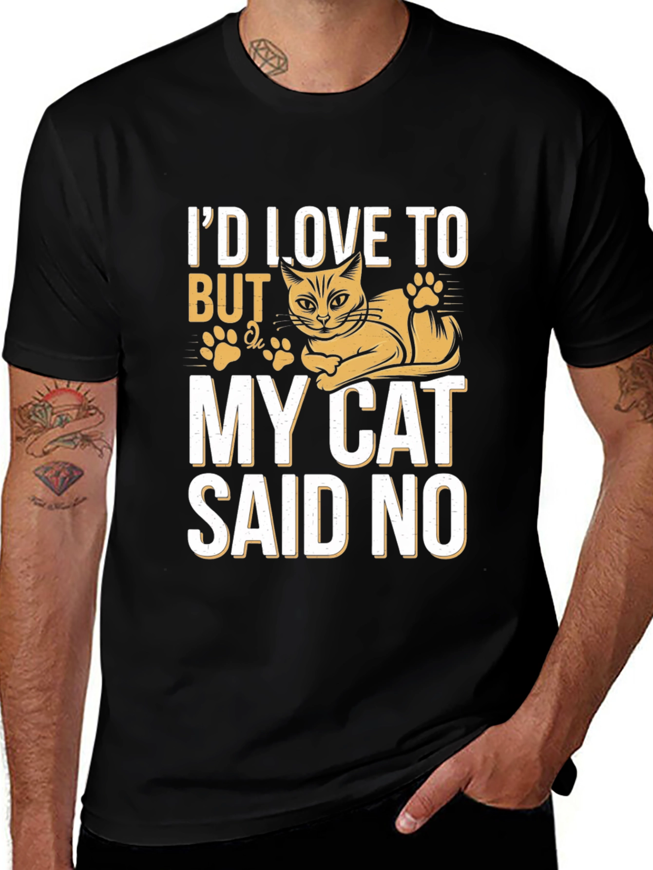 Variant 13 of Funny Cat Lover T-Shirt - My Cat Said No!