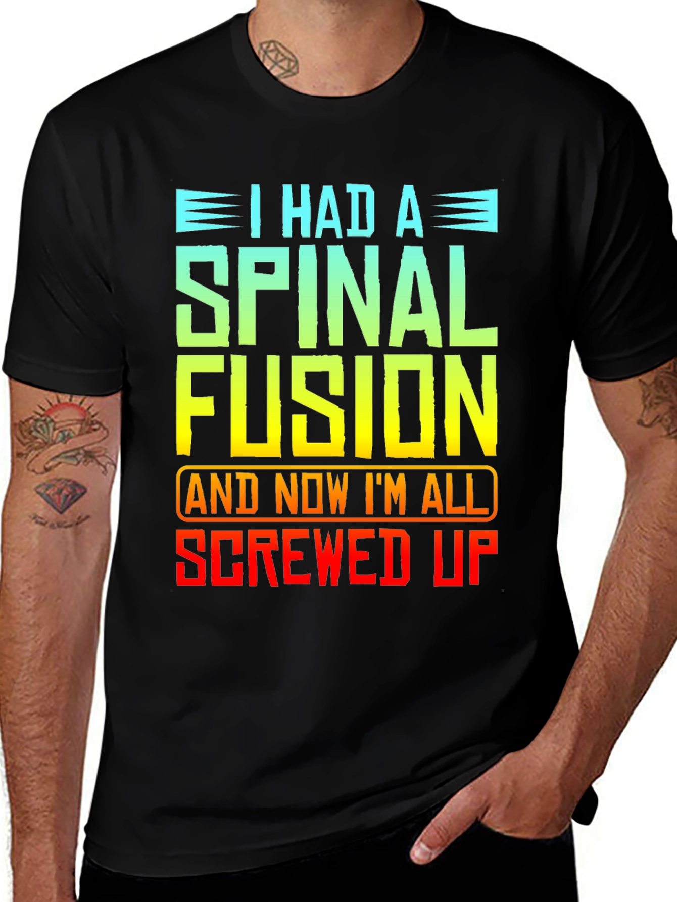 Variant 18 of Spinal Fusion T-Shirt