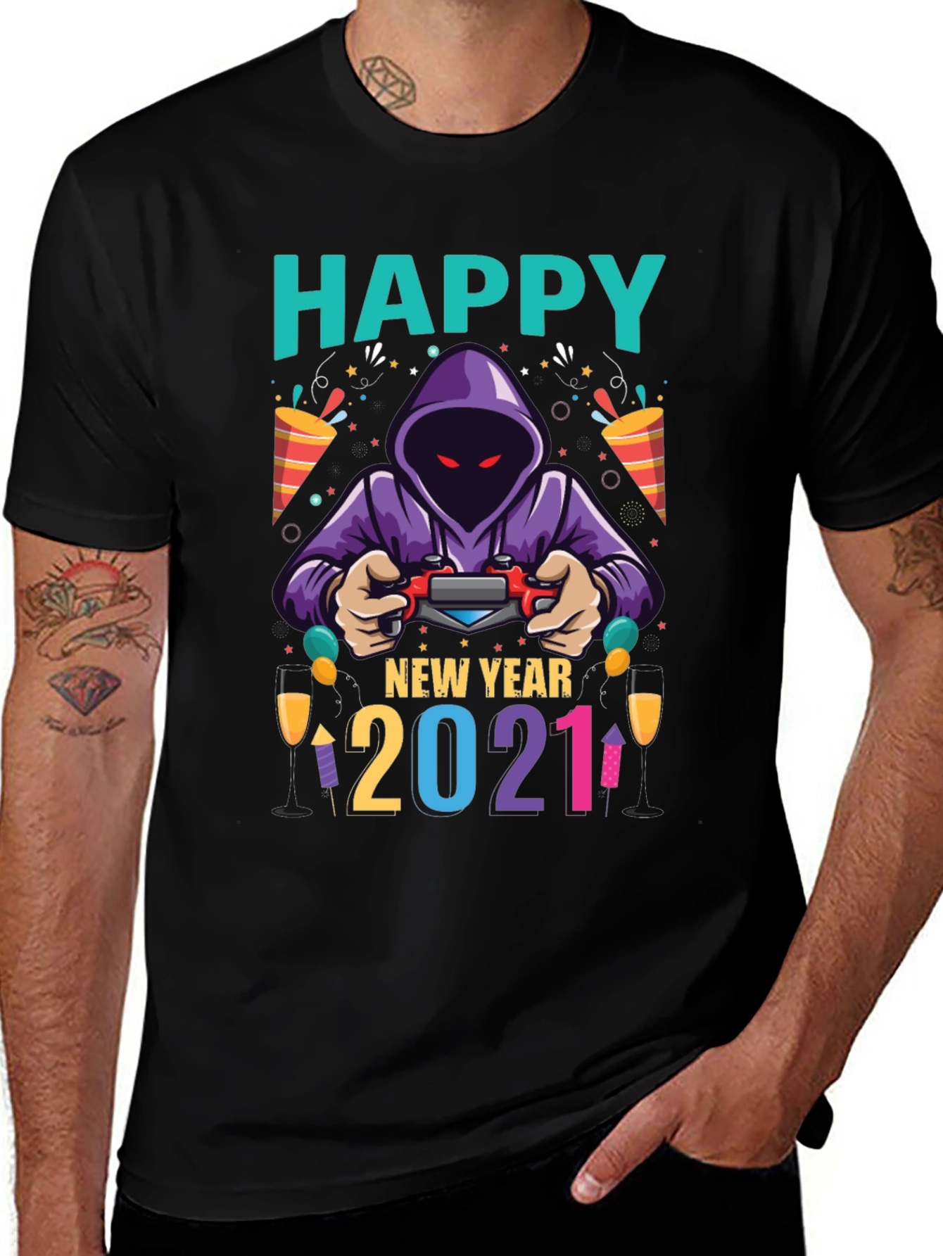 Happy New Year Gamer T-Shirt - 2021