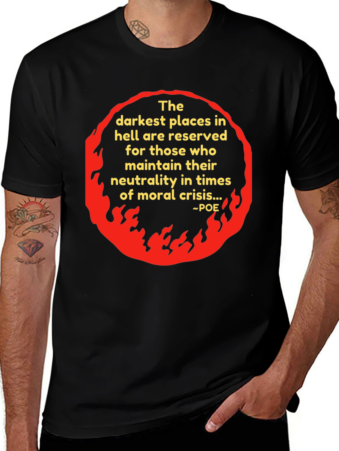 Variant 22 of The Darkest Places T-Shirt - Moral Crisis Tee