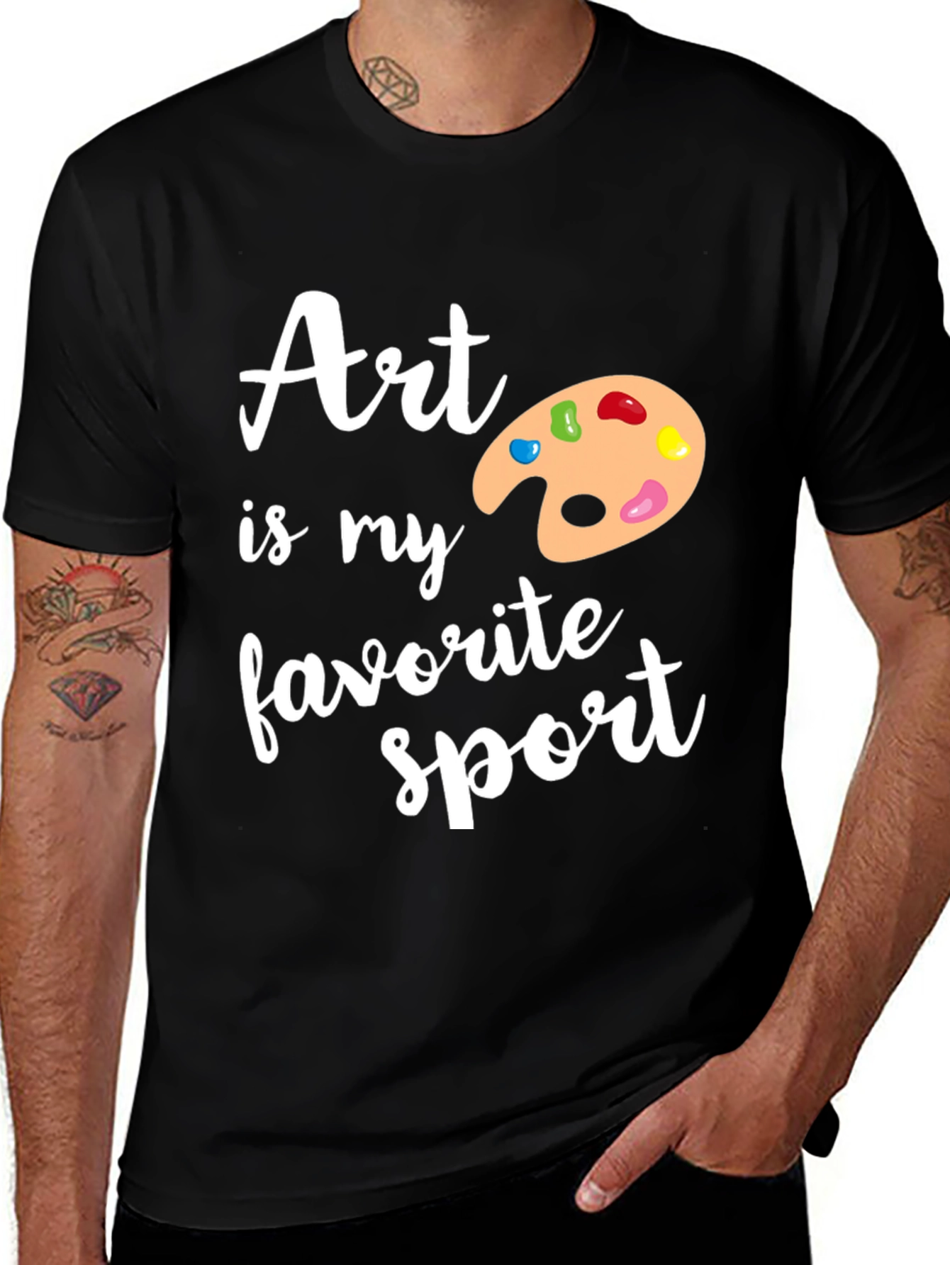 Variant 26 of Art Is My Favorite Sport Graphic Tee