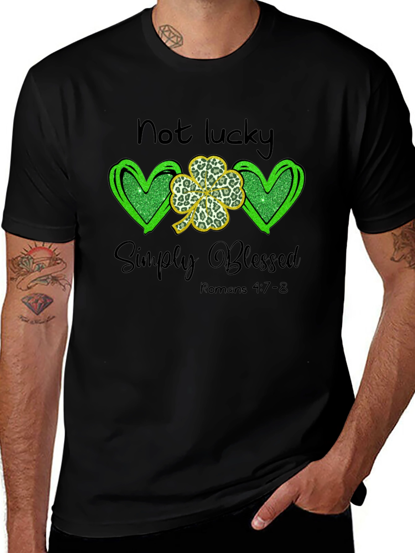 Variant 21 of Not Lucky Simply Blessed St. Patrick's Day T-Shirt