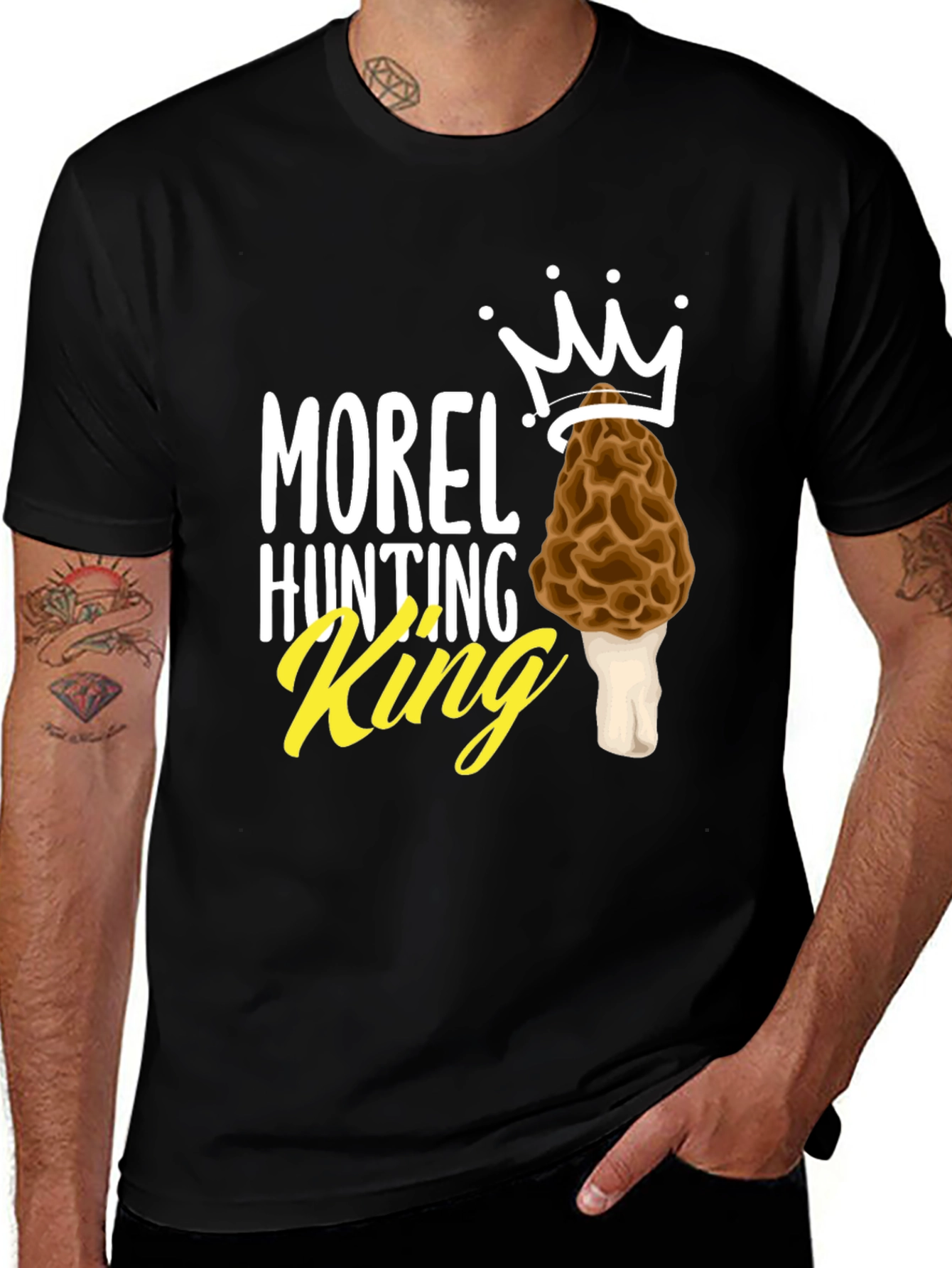 Variant 17 of Morel Hunting King T-Shirt