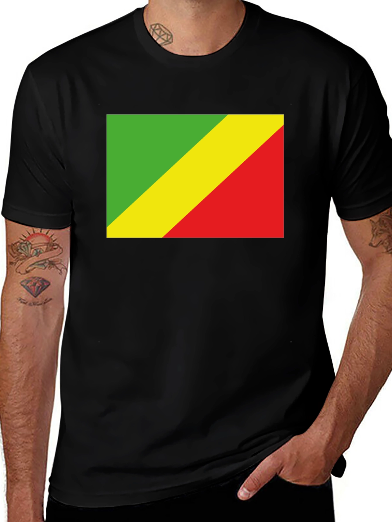 Republic of Congo Flag Graphic Tee