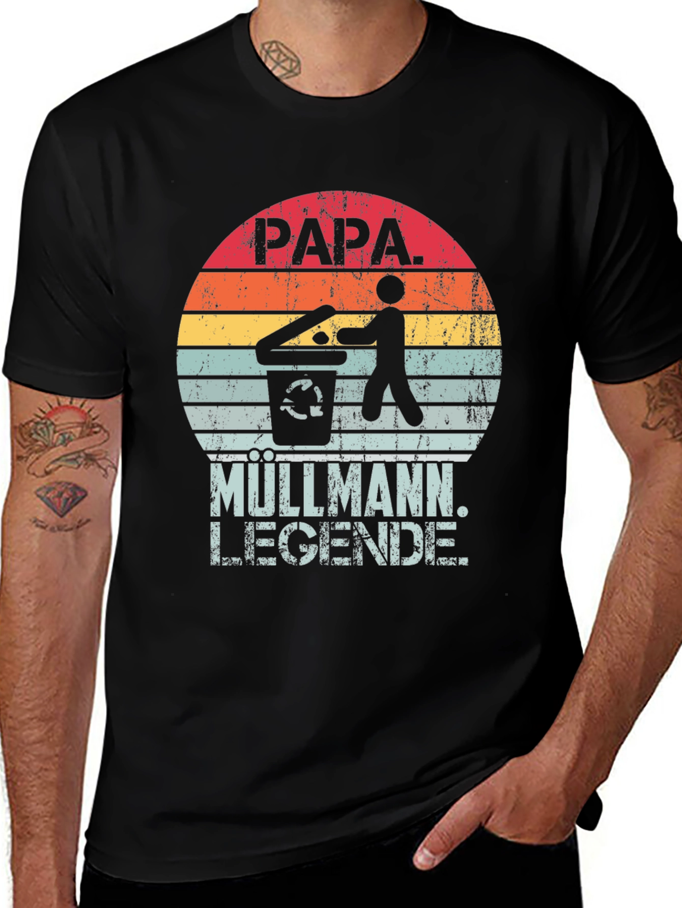 Variant 22 of Papa Müllmann Legende T-Shirt