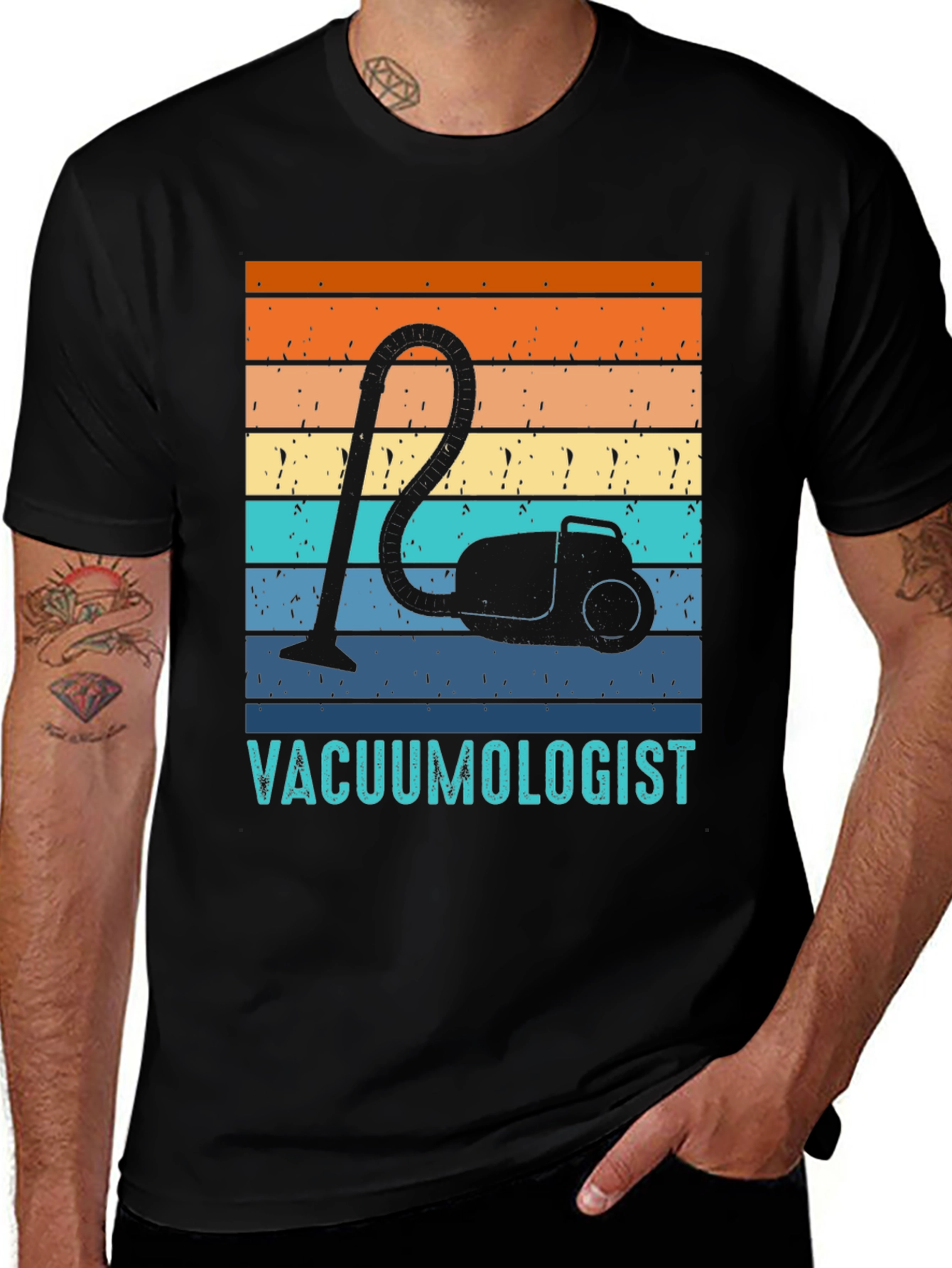 Variant 6 of Vacuumologist T-Shirt - Retro Cleaning Humor
