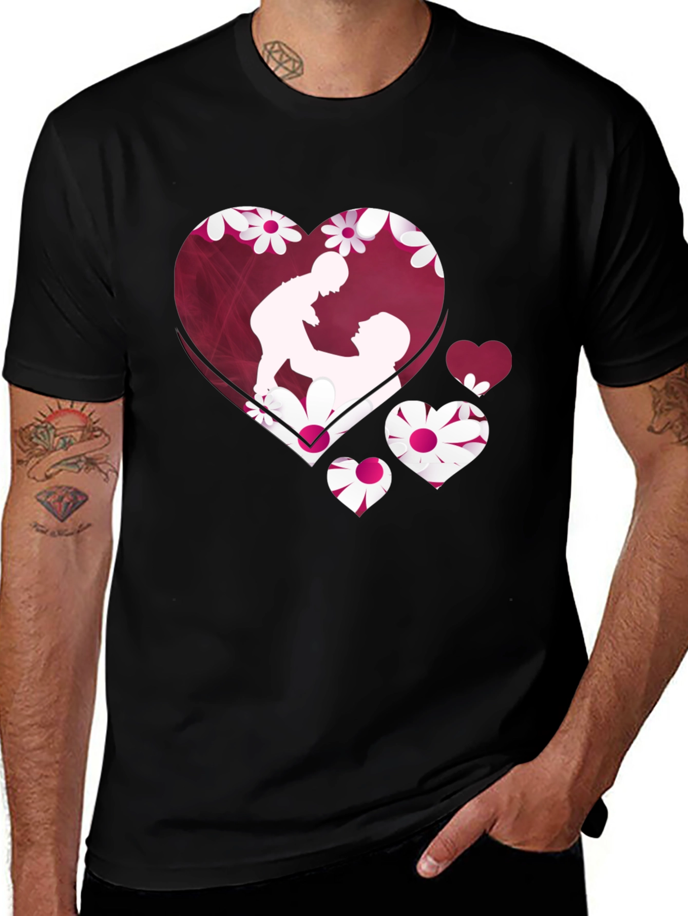 Heart Mother & Child T-Shirt - Love & Family