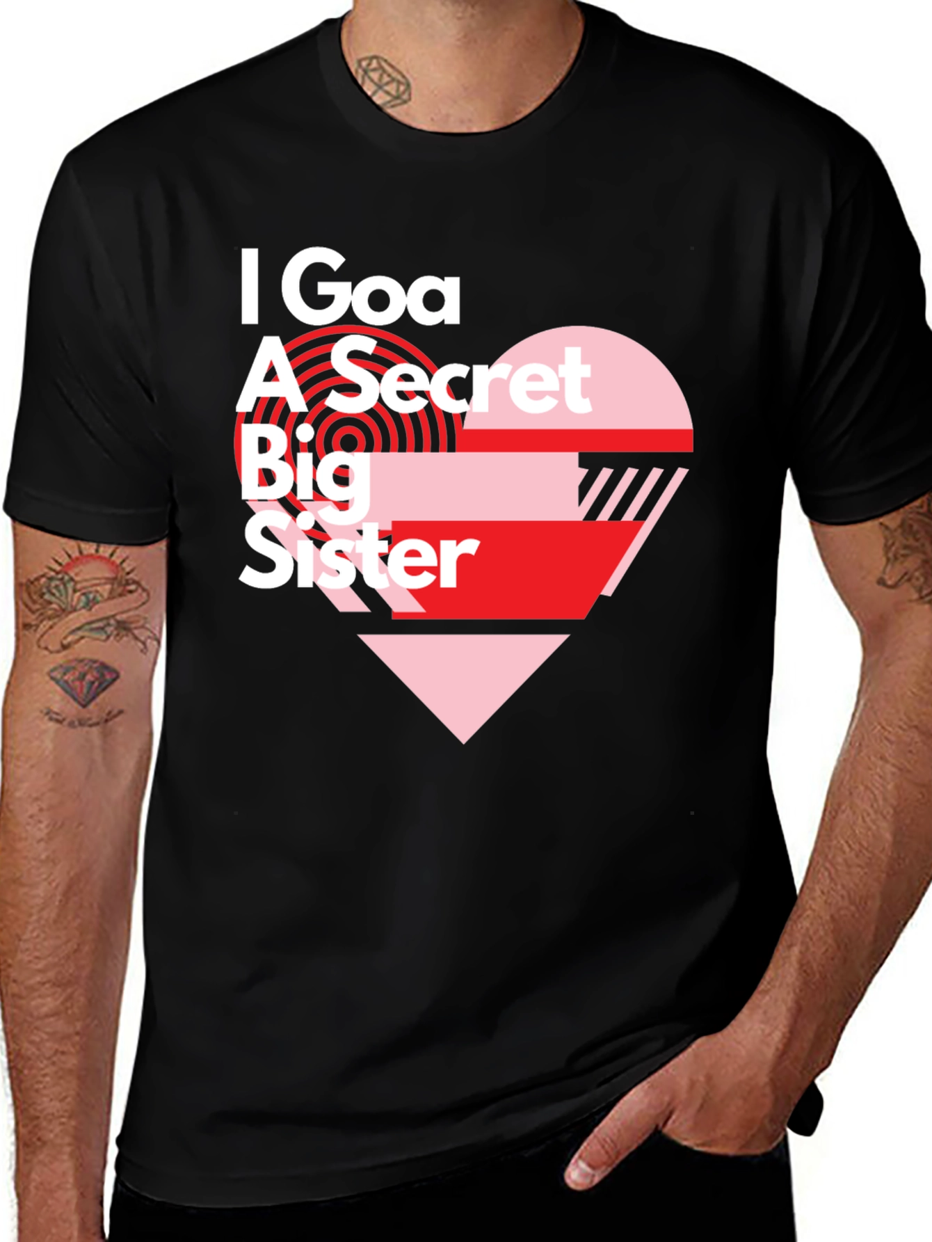Variant 5 of Secret Big Sister Graphic Tee