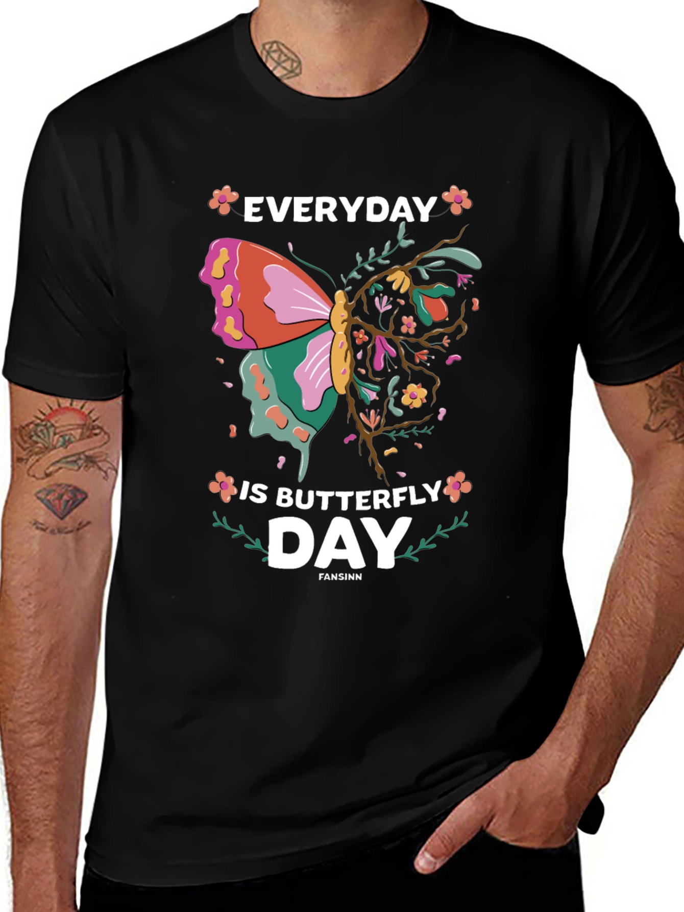 Variant 17 of Everyday Butterfly Day Graphic T-Shirt