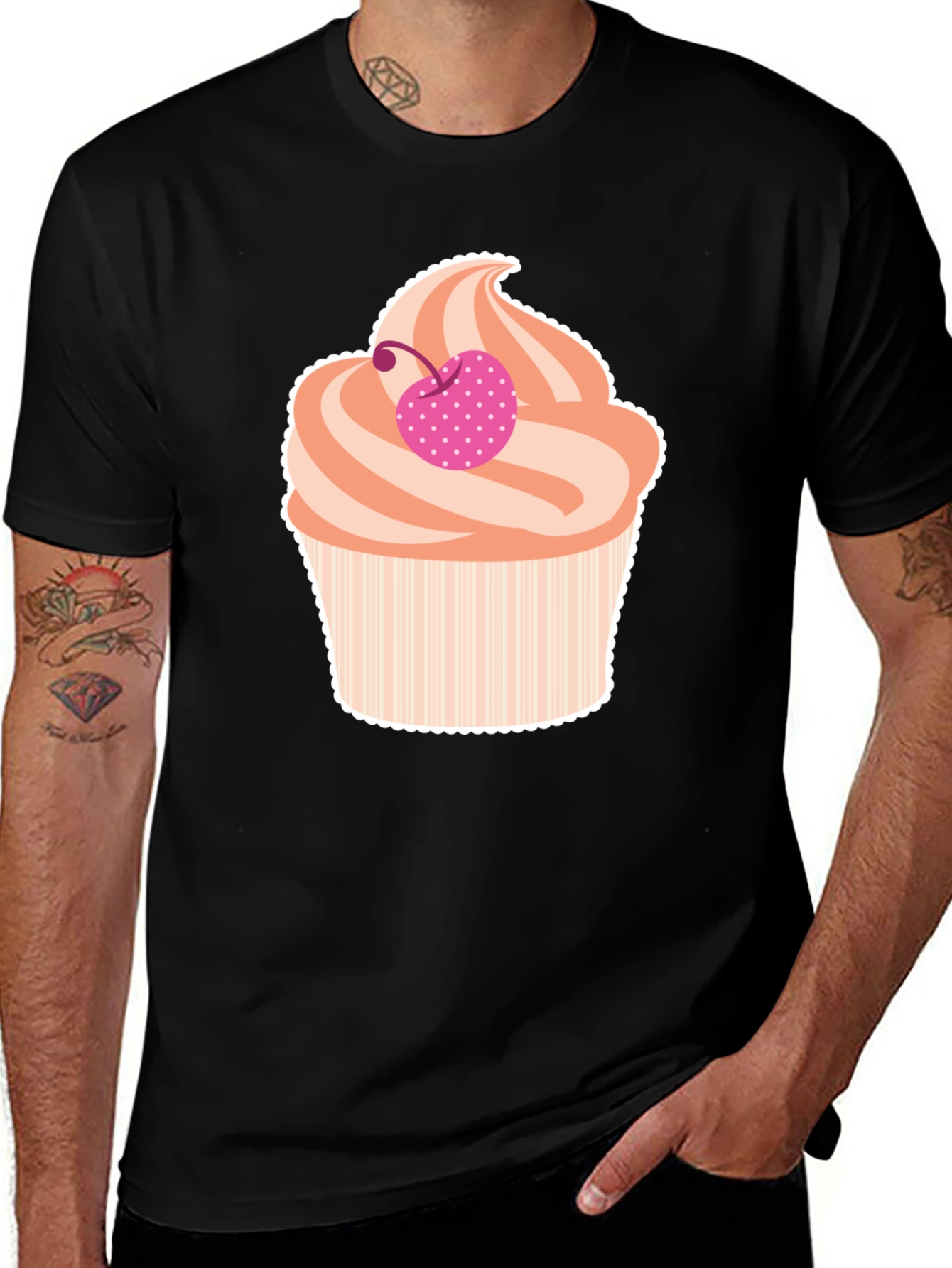Variant 15 of Cupcake Graphic Tee - Sweet Style