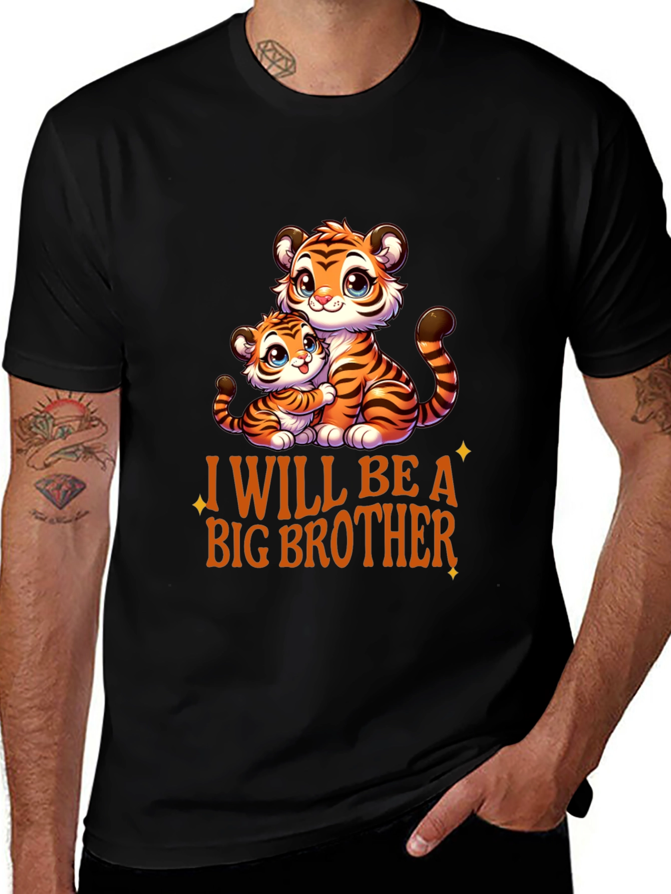 Big Brother Tiger Graphic Tee - Boys