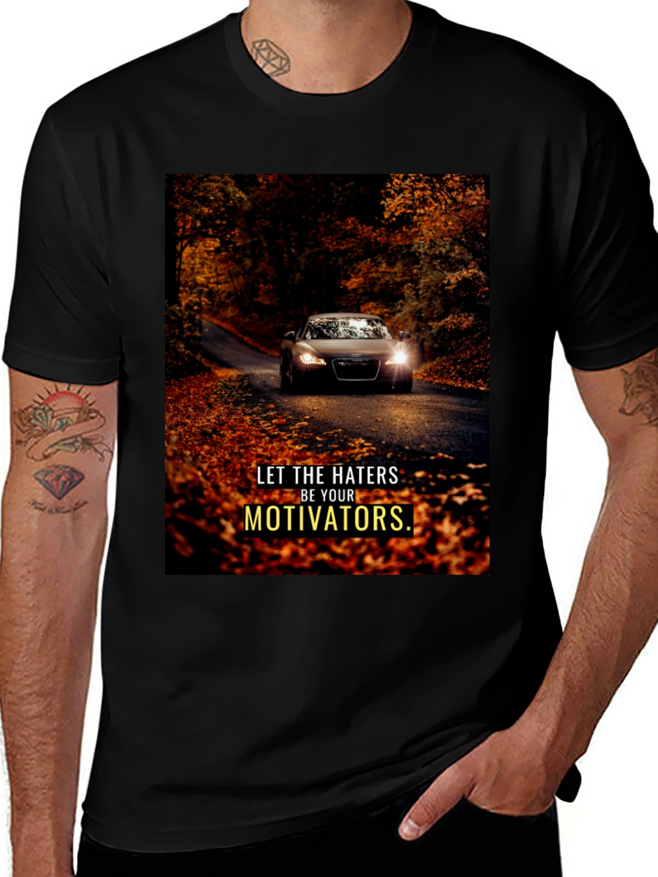 Variant 16 of Motivational Car Graphic T-Shirt