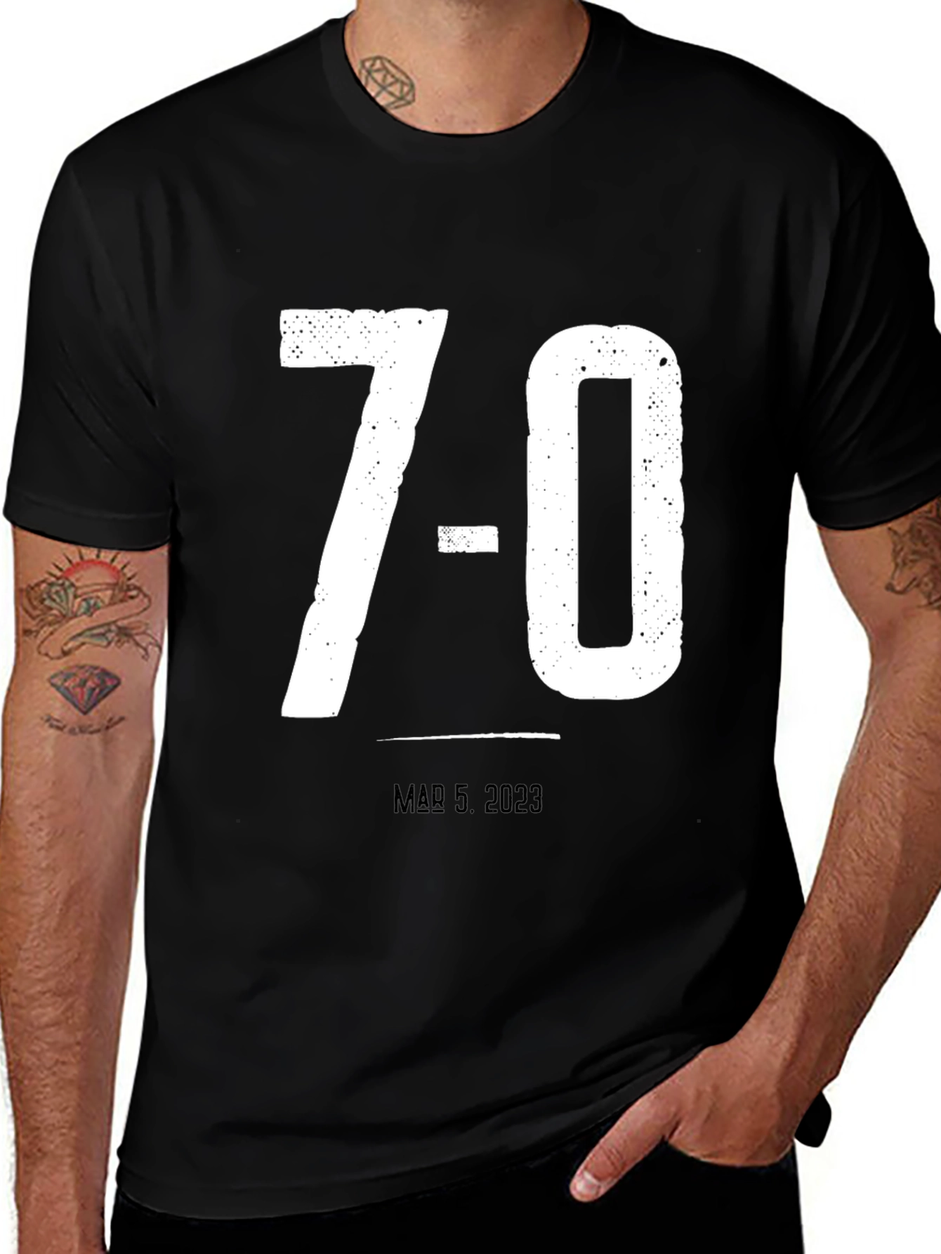 Variant 4 of 7-0 Victory T-Shirt - March 5, 2023