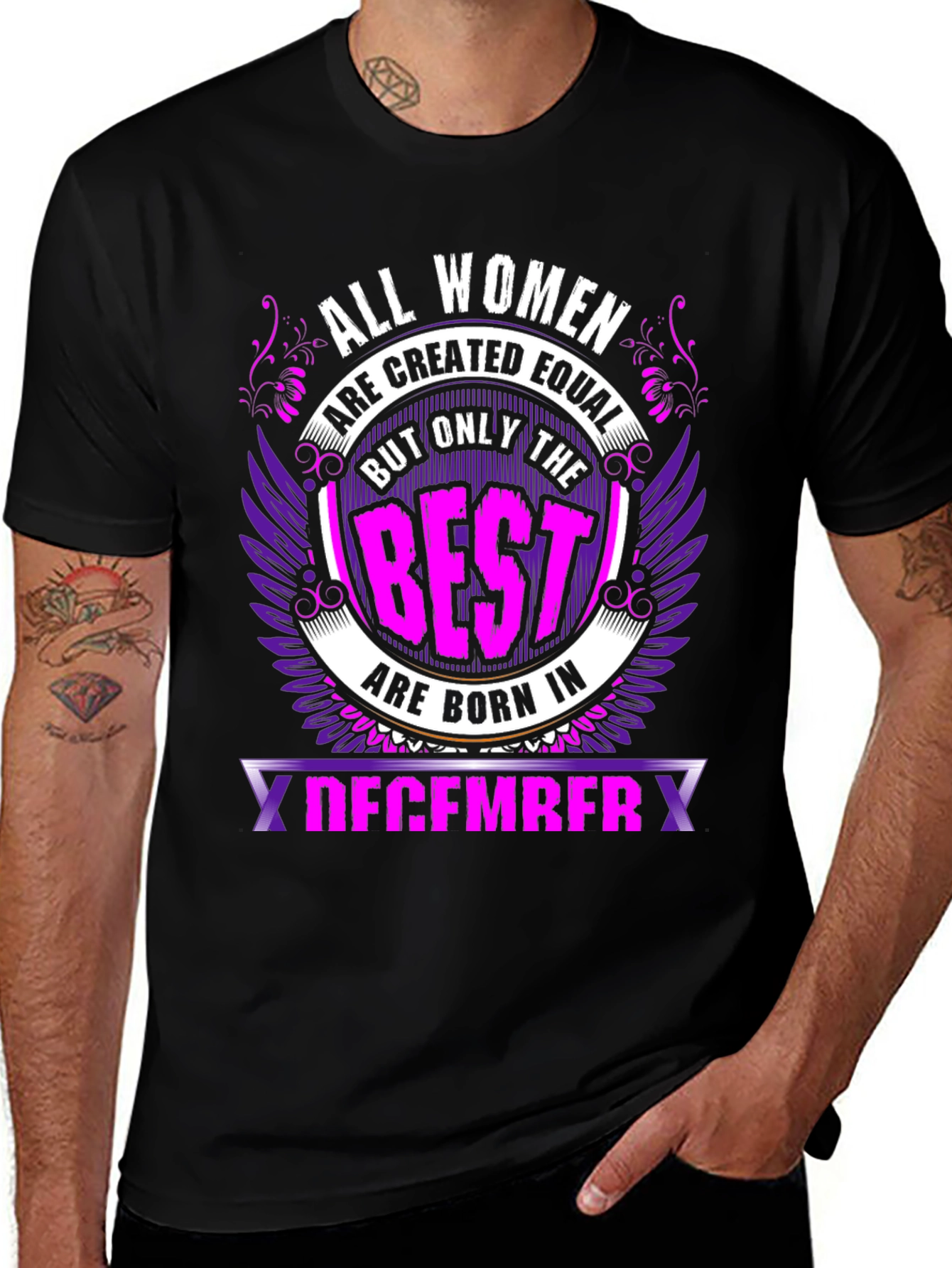 Variant 4 of All Women Best December T-Shirt