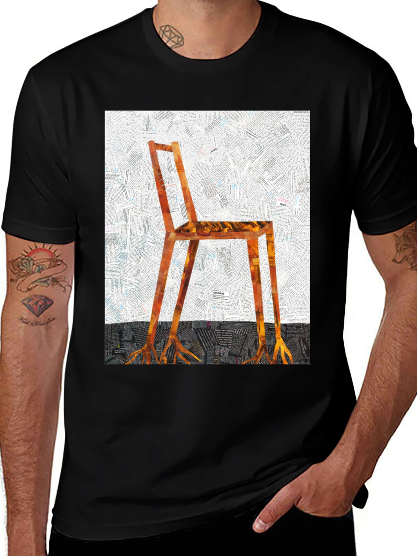 Variant 20 of Surreal Chair Graphic Tee - Unique Design