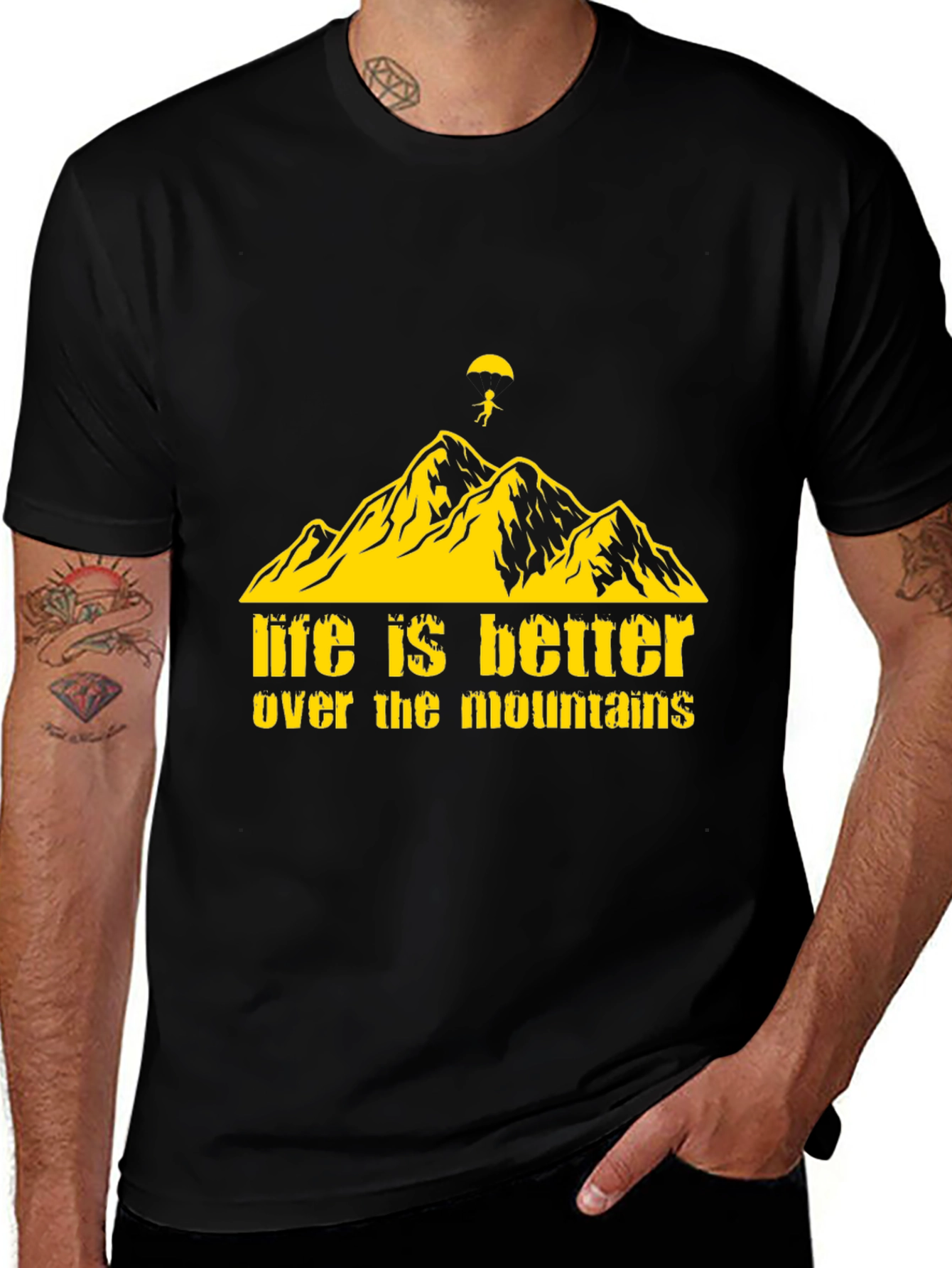 Variant 19 of Life is Better Over the Mountains Graphic Tee