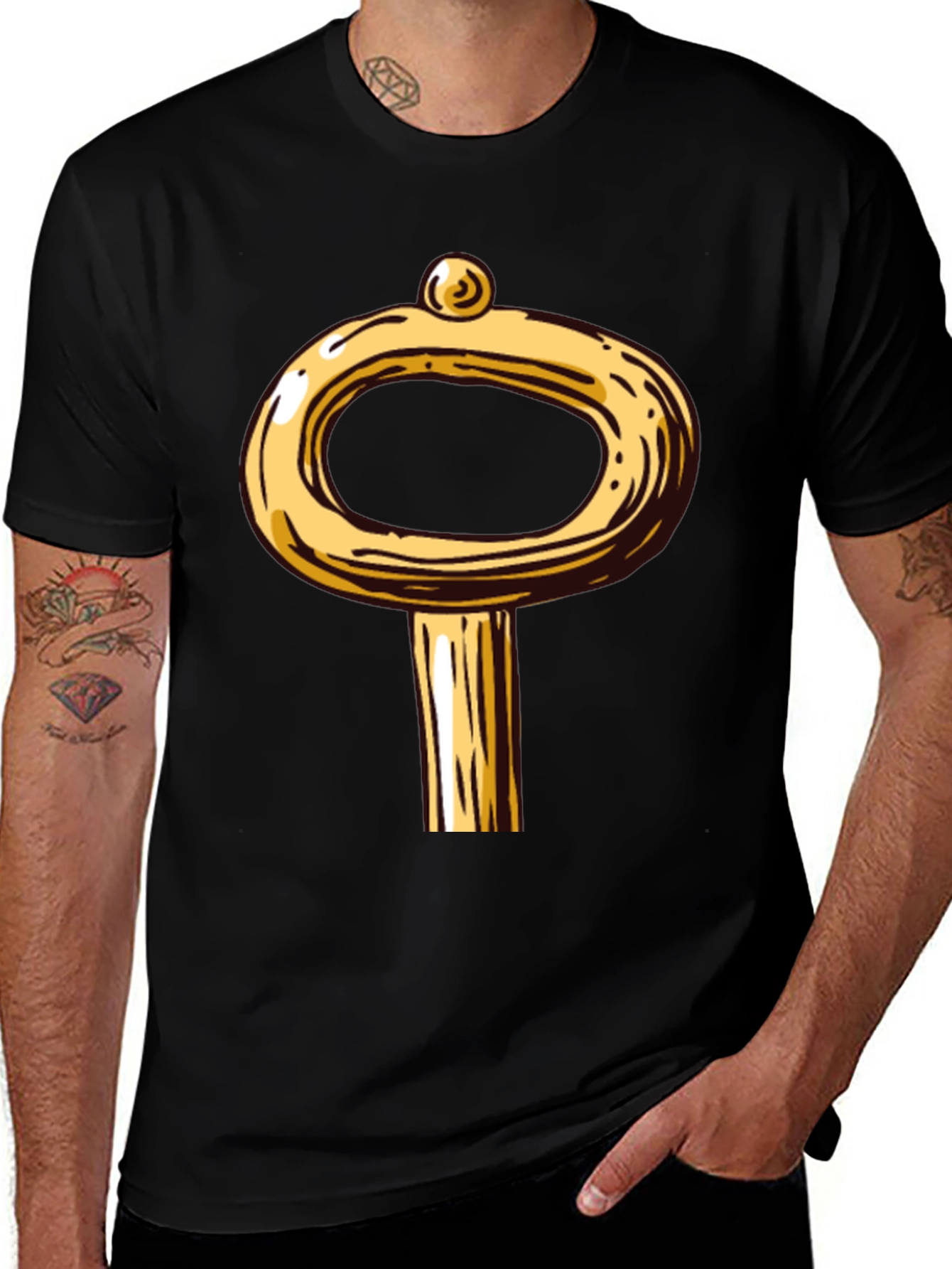 Variant 23 of Golden Key Graphic Tee
