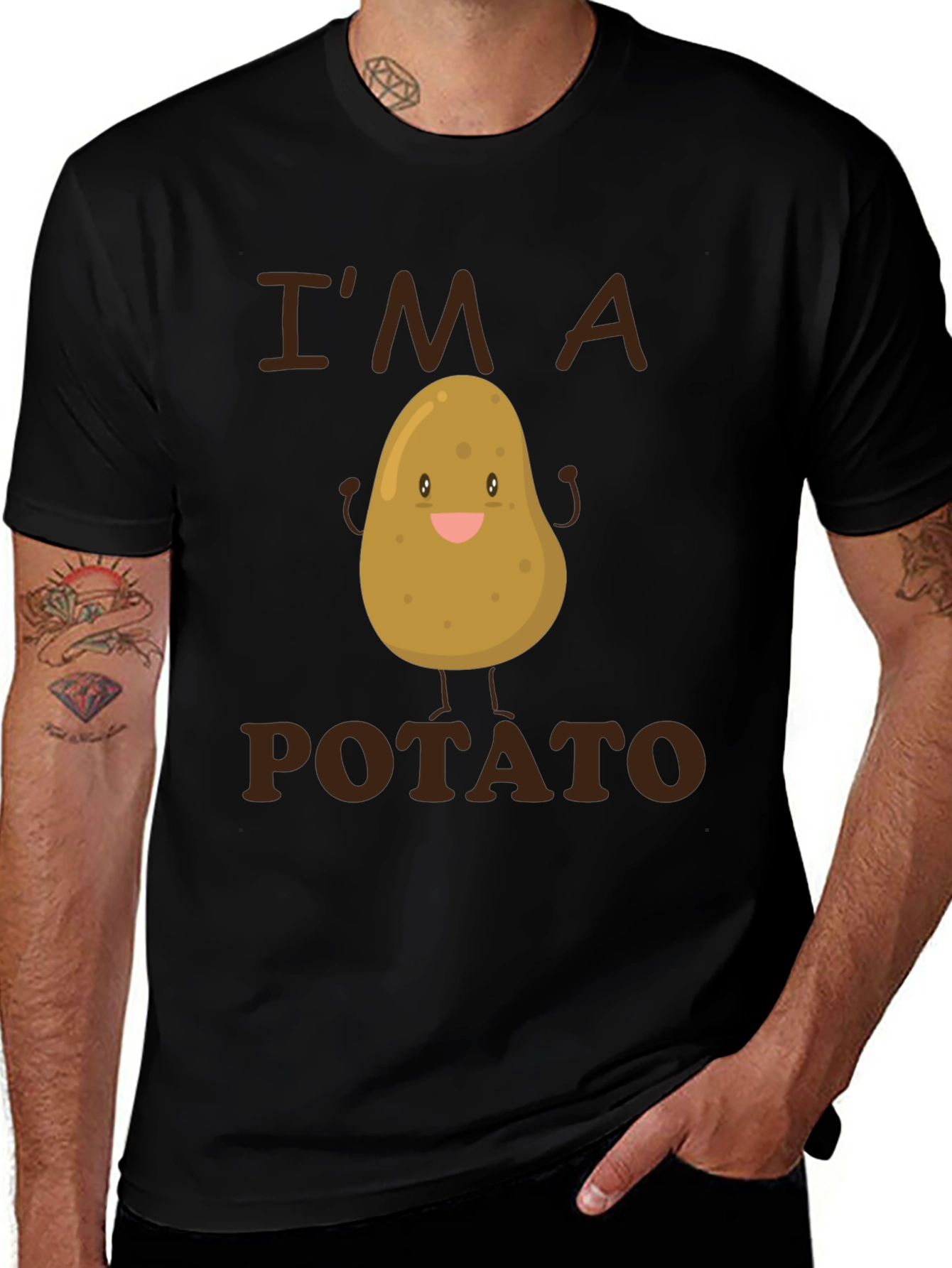 Variant 28 of I'm a Potato Funny Graphic T-Shirt
