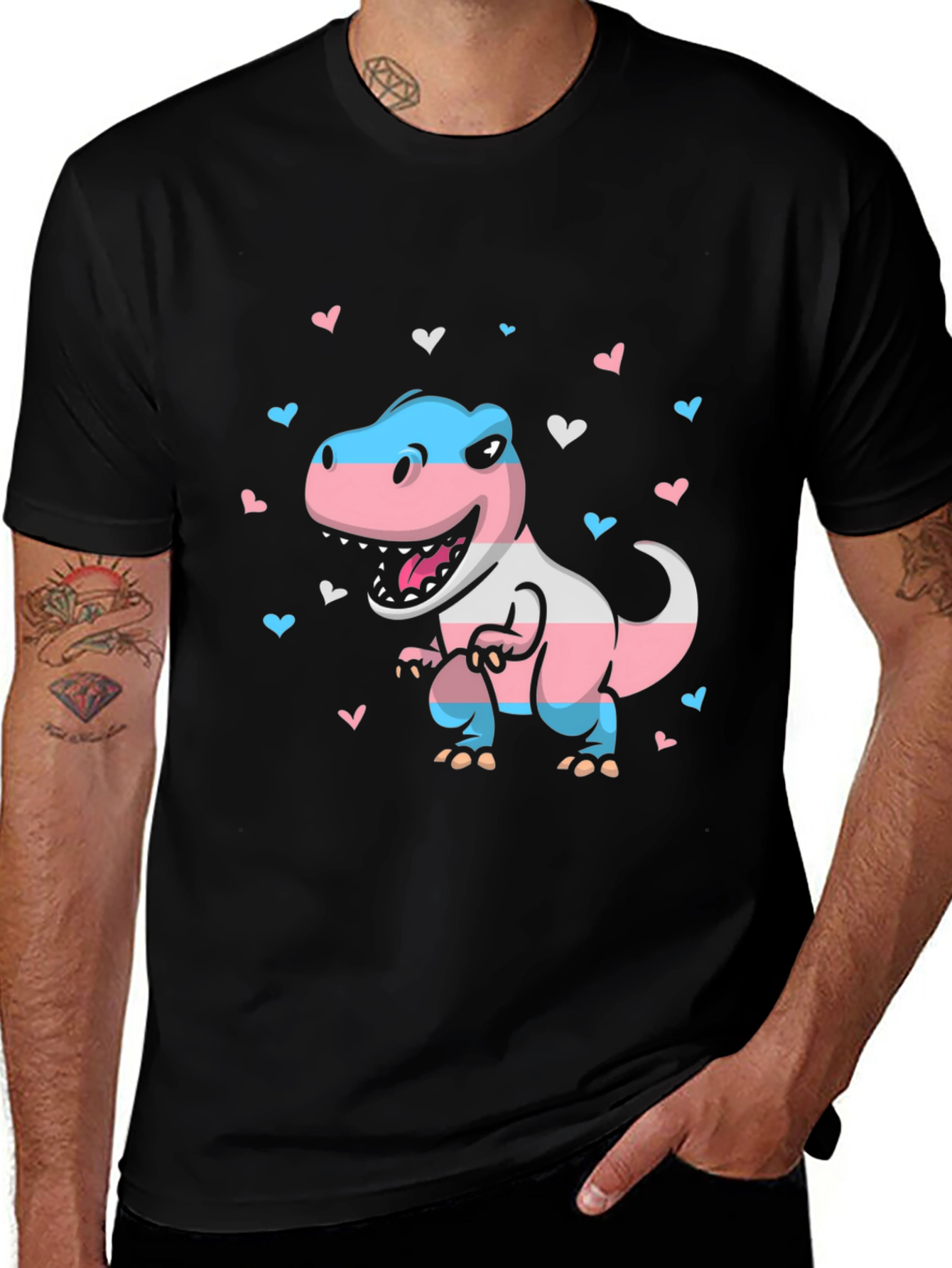 Trans Pride Dinosaur T-Shirt