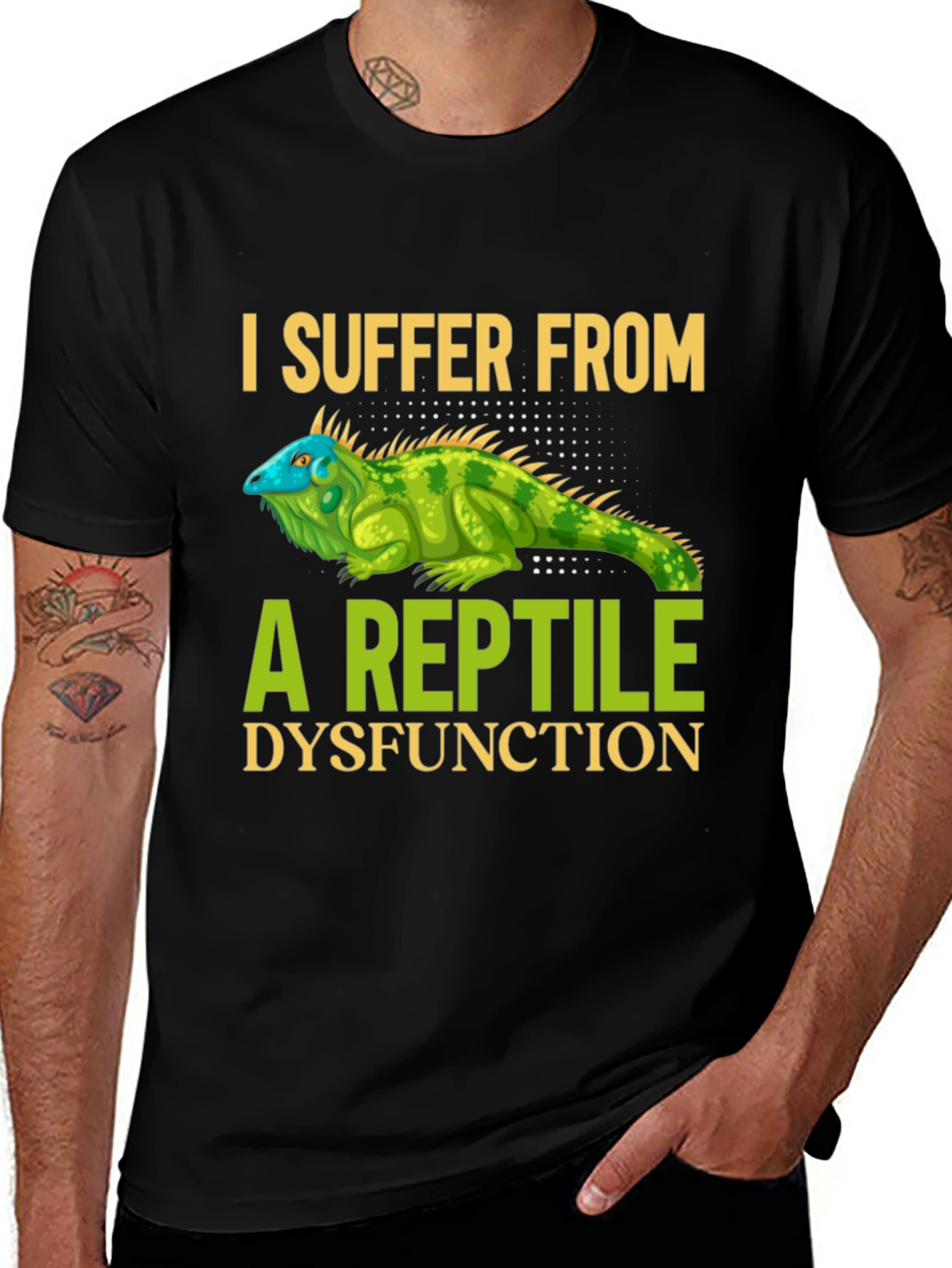 Variant 16 of Reptile Dysfunction T-Shirt - Humorous Graphic Tee