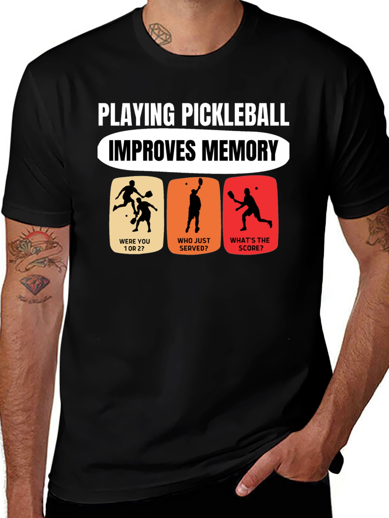 Variant 12 of Pickleball Memory T-Shirt - Funny Sport Tee