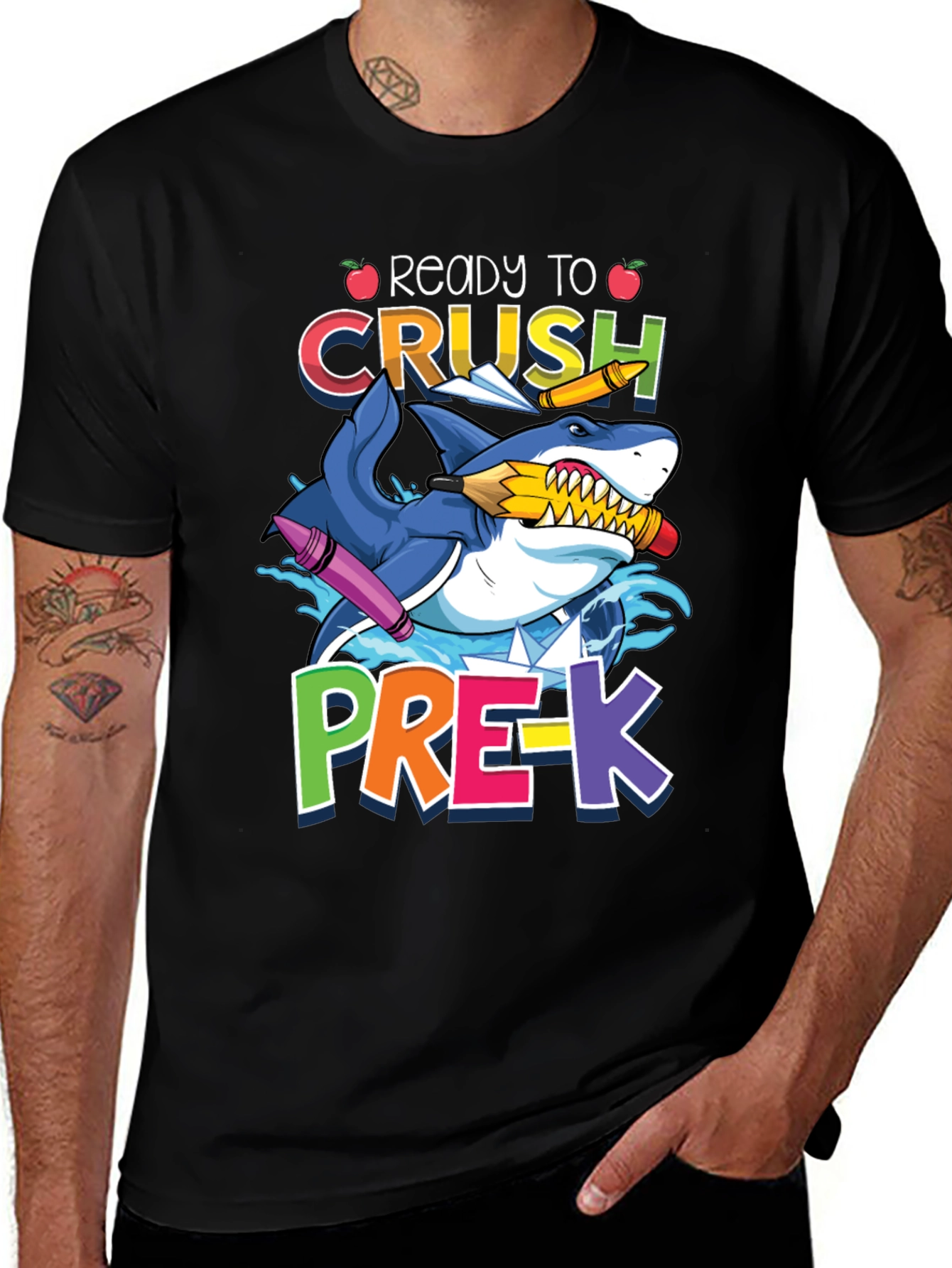 Ready to Crush Pre-K Shark T-Shirt
