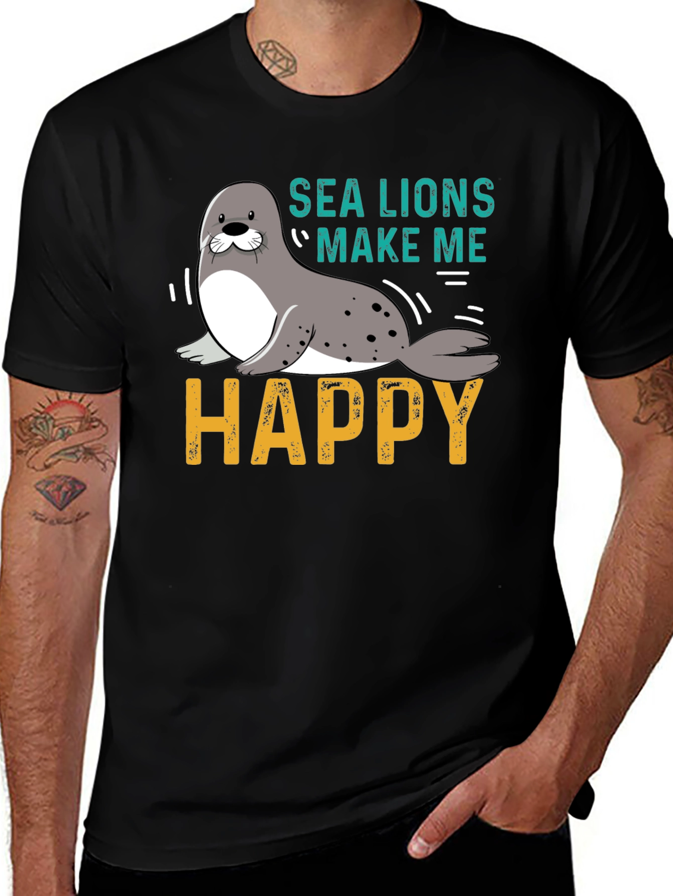 Variant 19 of Sea Lion Lover Graphic T-Shirt