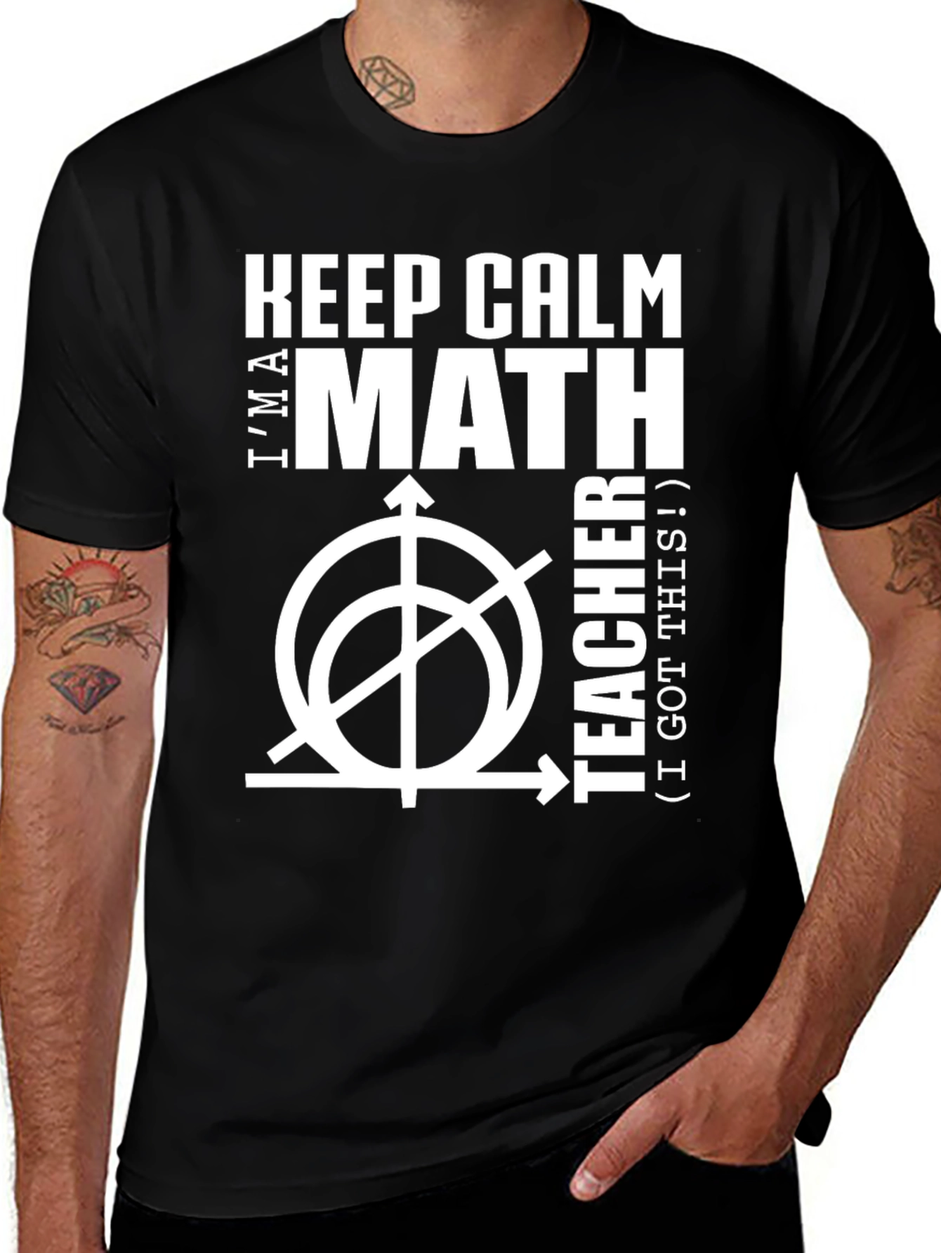 Variant 14 of Keep Calm I'm A Math Teacher T-Shirt