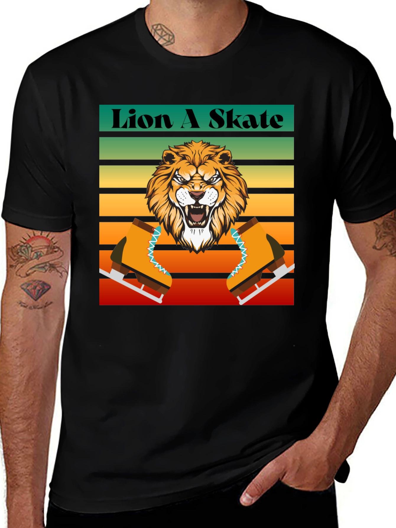 Variant 27 of Lion A Skate Graphic T-Shirt