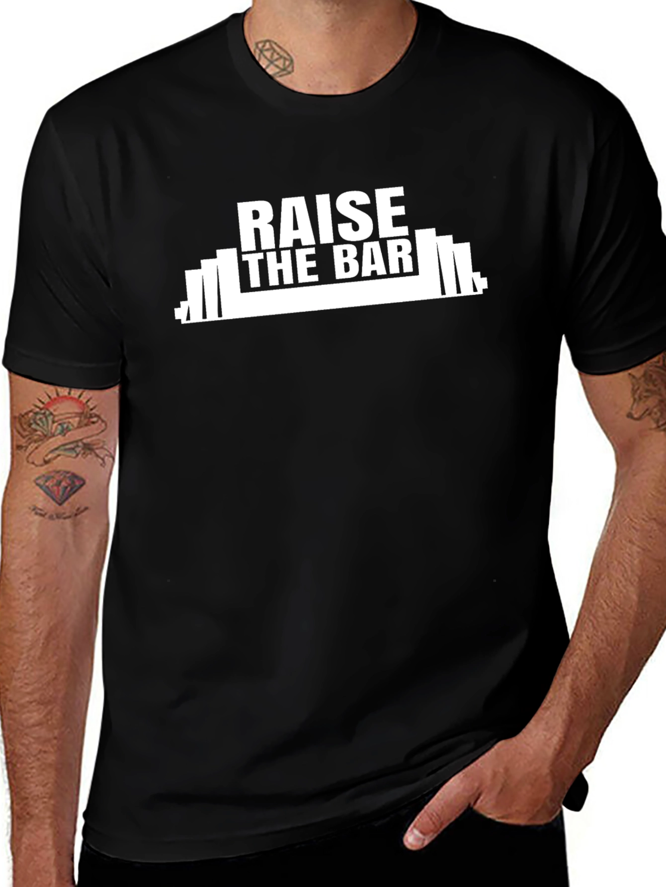 Variant 25 of Raise The Bar Gym T-Shirt