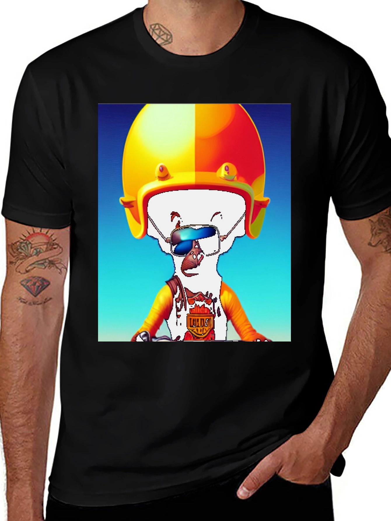 Variant 29 of Cartoon Character Graphic T-Shirt