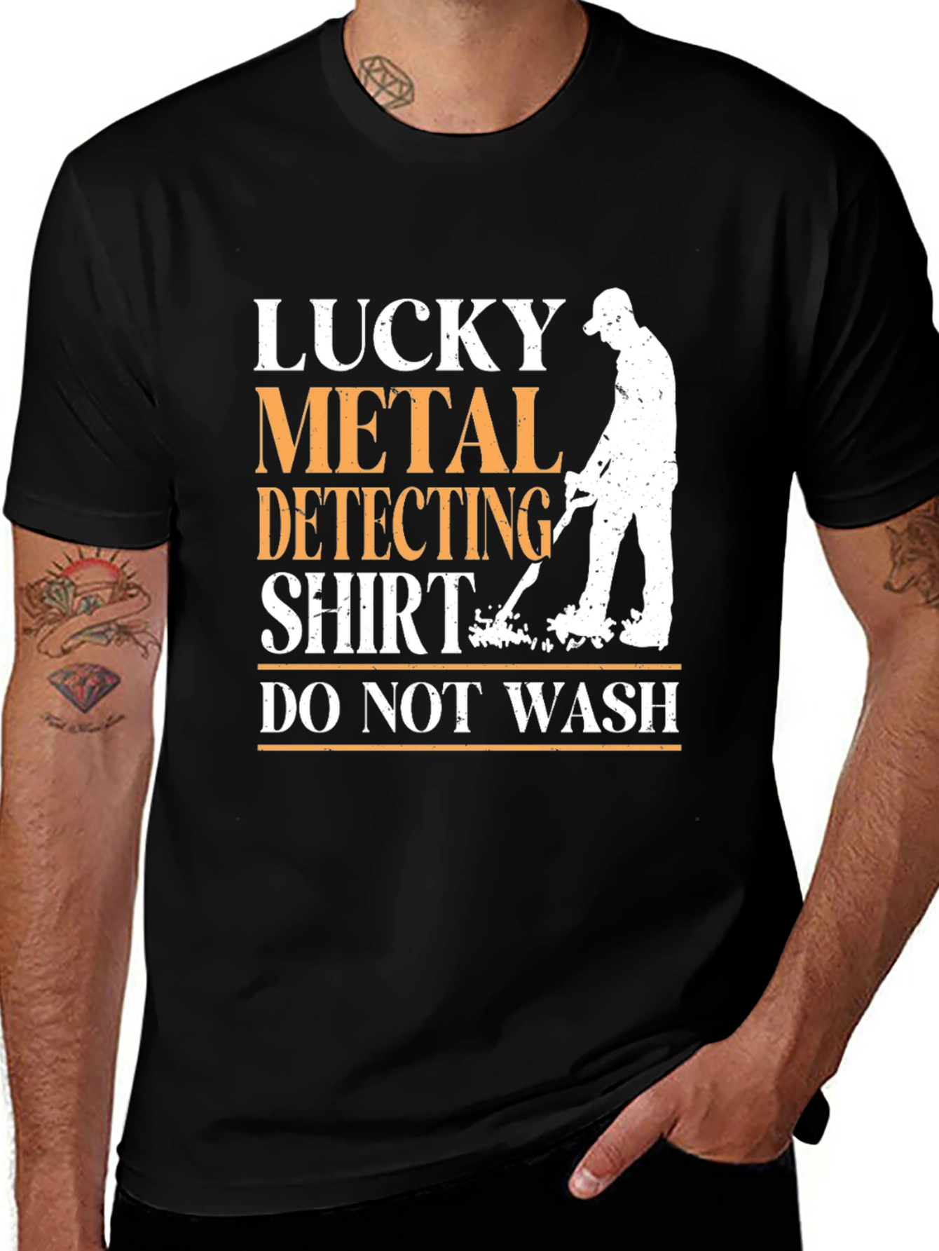 Variant 17 of Lucky Metal Detecting Shirt - Funny Detectorist Tee