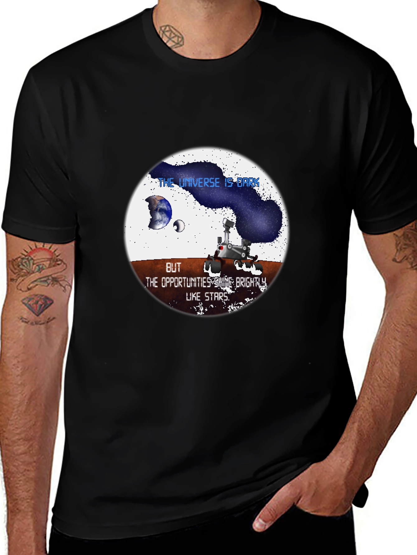 The Universe is Dark Graphic T-Shirt