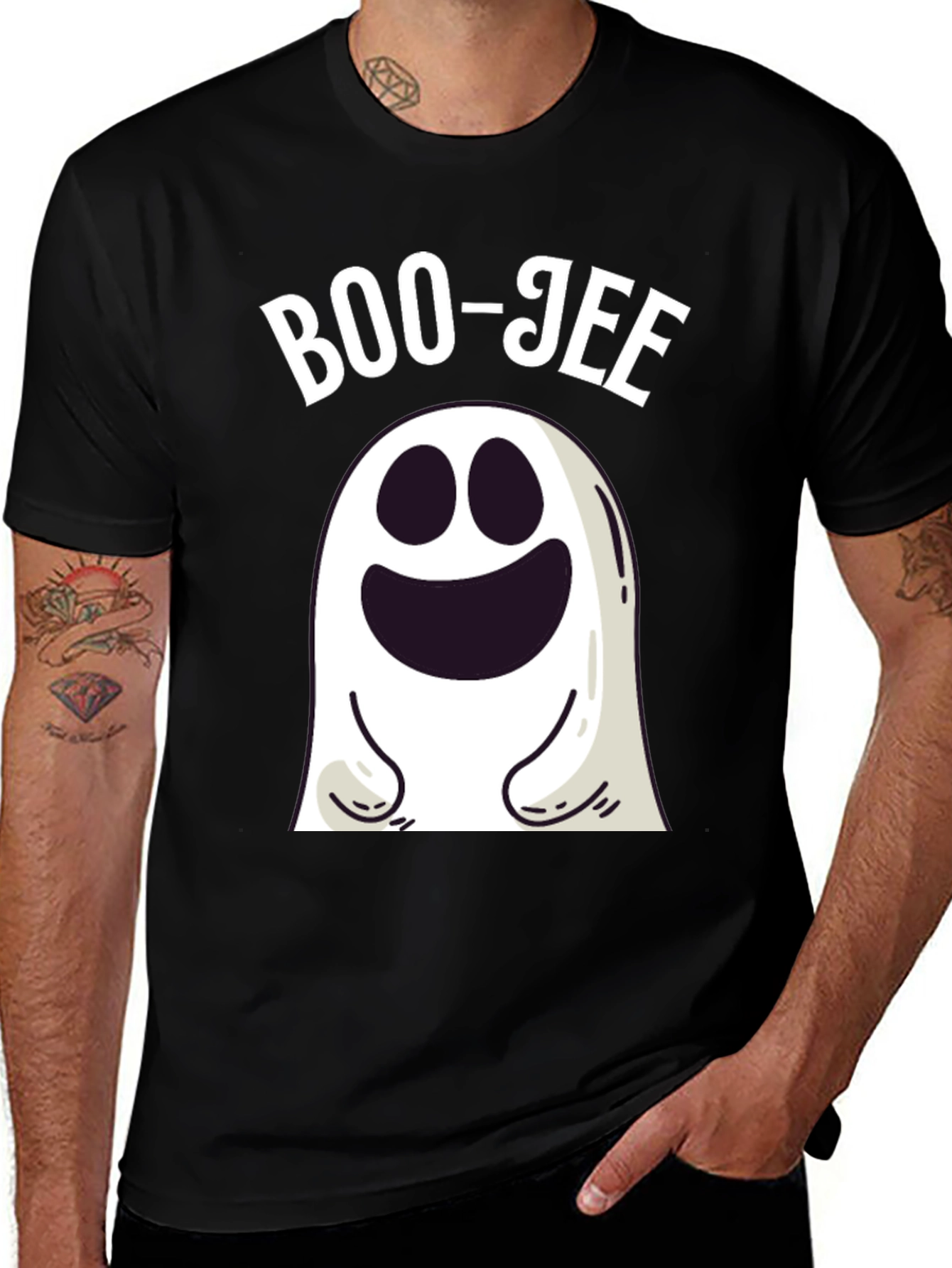 Variant 14 of Boo-jee Halloween Ghost T-Shirt