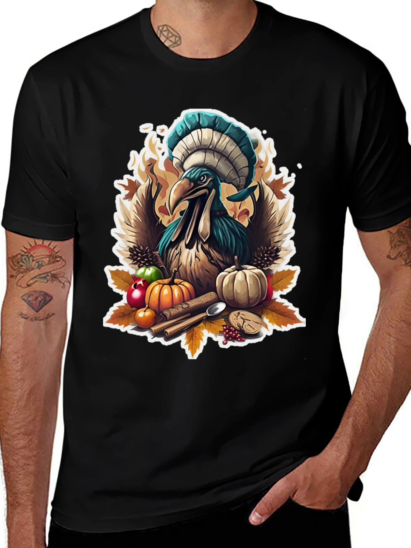 Variant 27 of Thanksgiving Turkey Graphic Tee