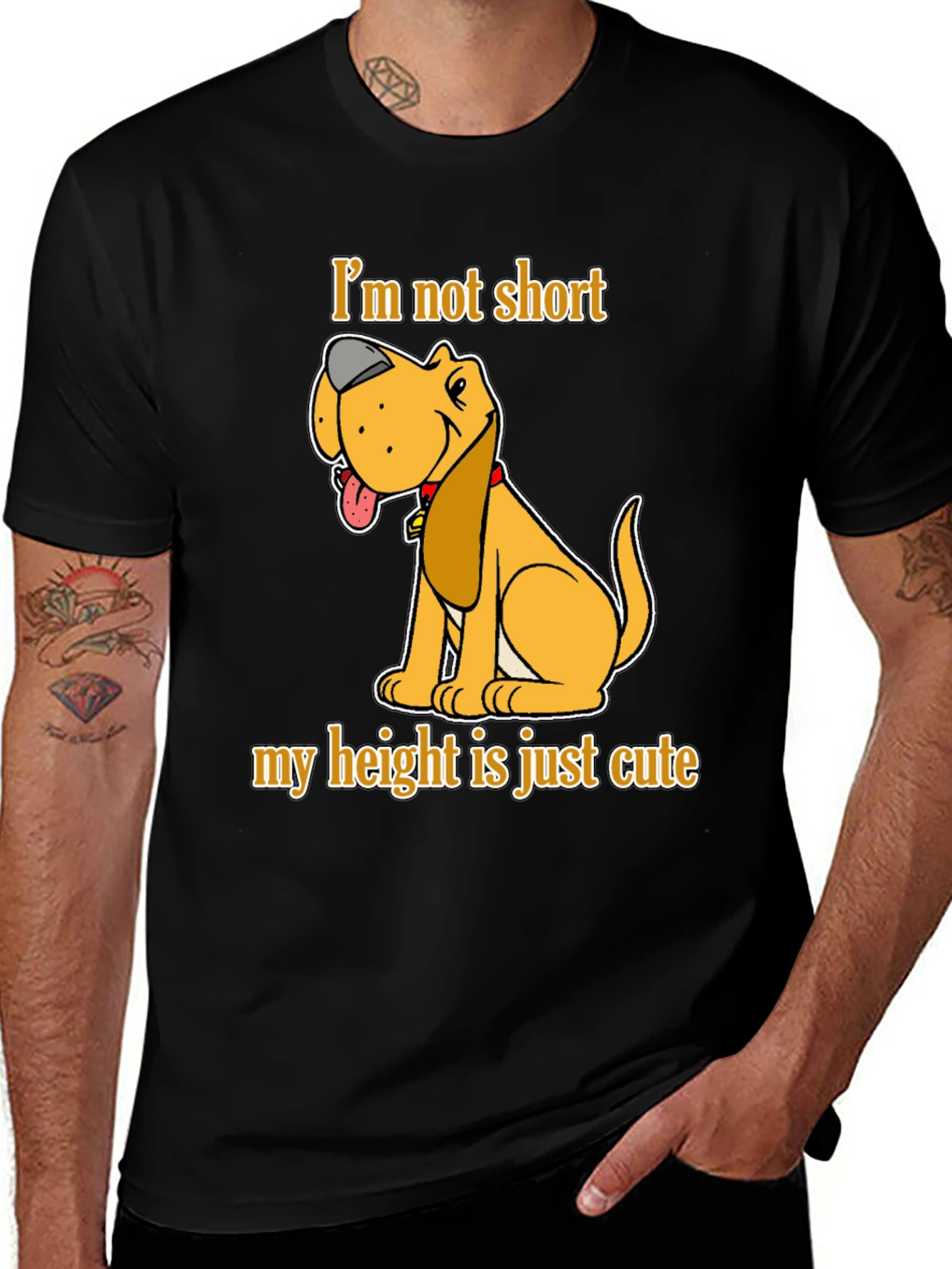 Variant 18 of Cute Dog Short Height T-Shirt
