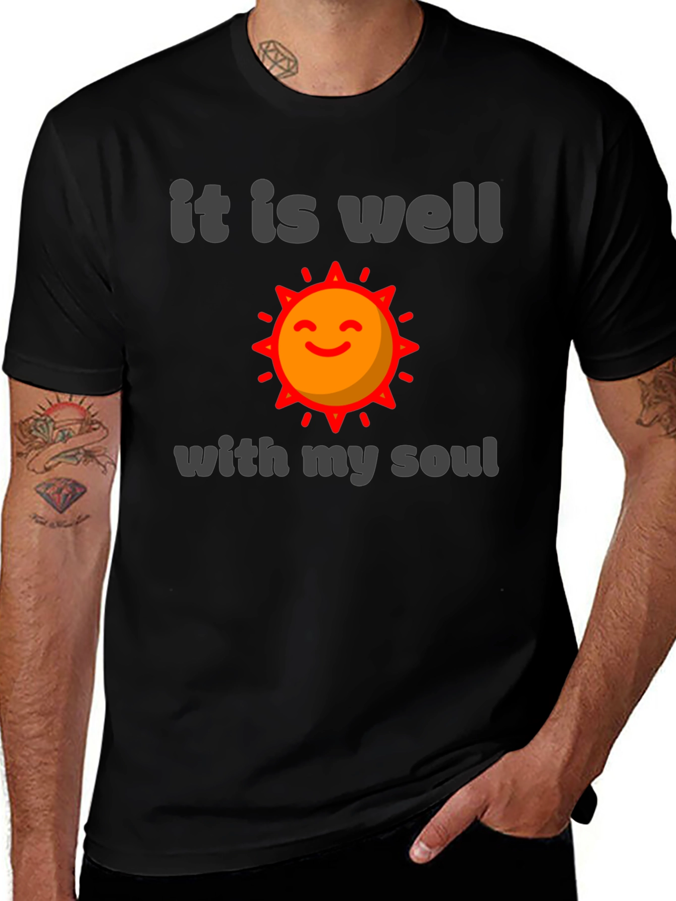Variant 10 of It Is Well With My Soul Graphic T-Shirt