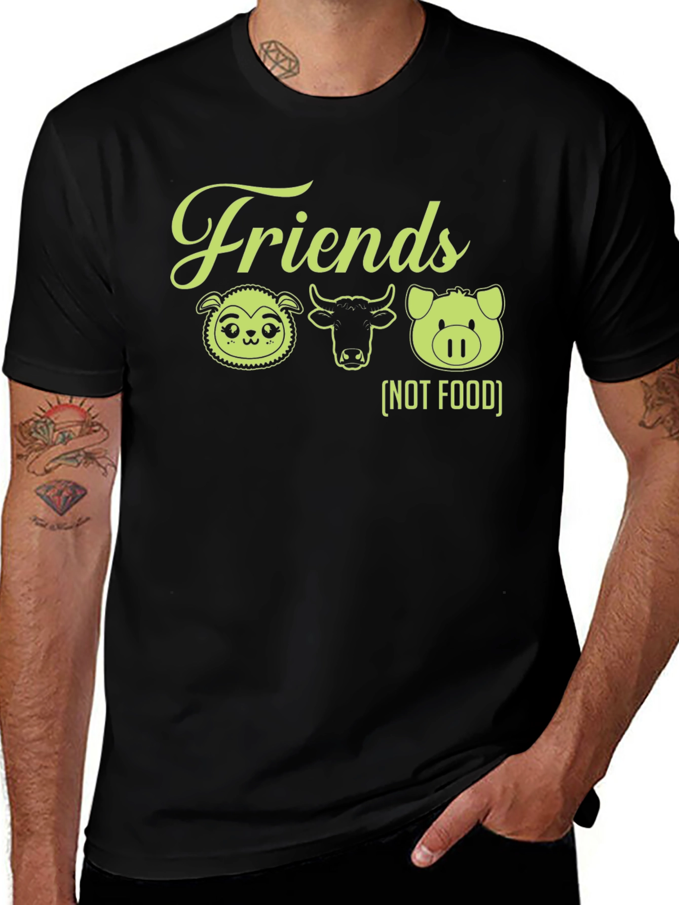 Variant 19 of Friends Not Food Vegan T-Shirt