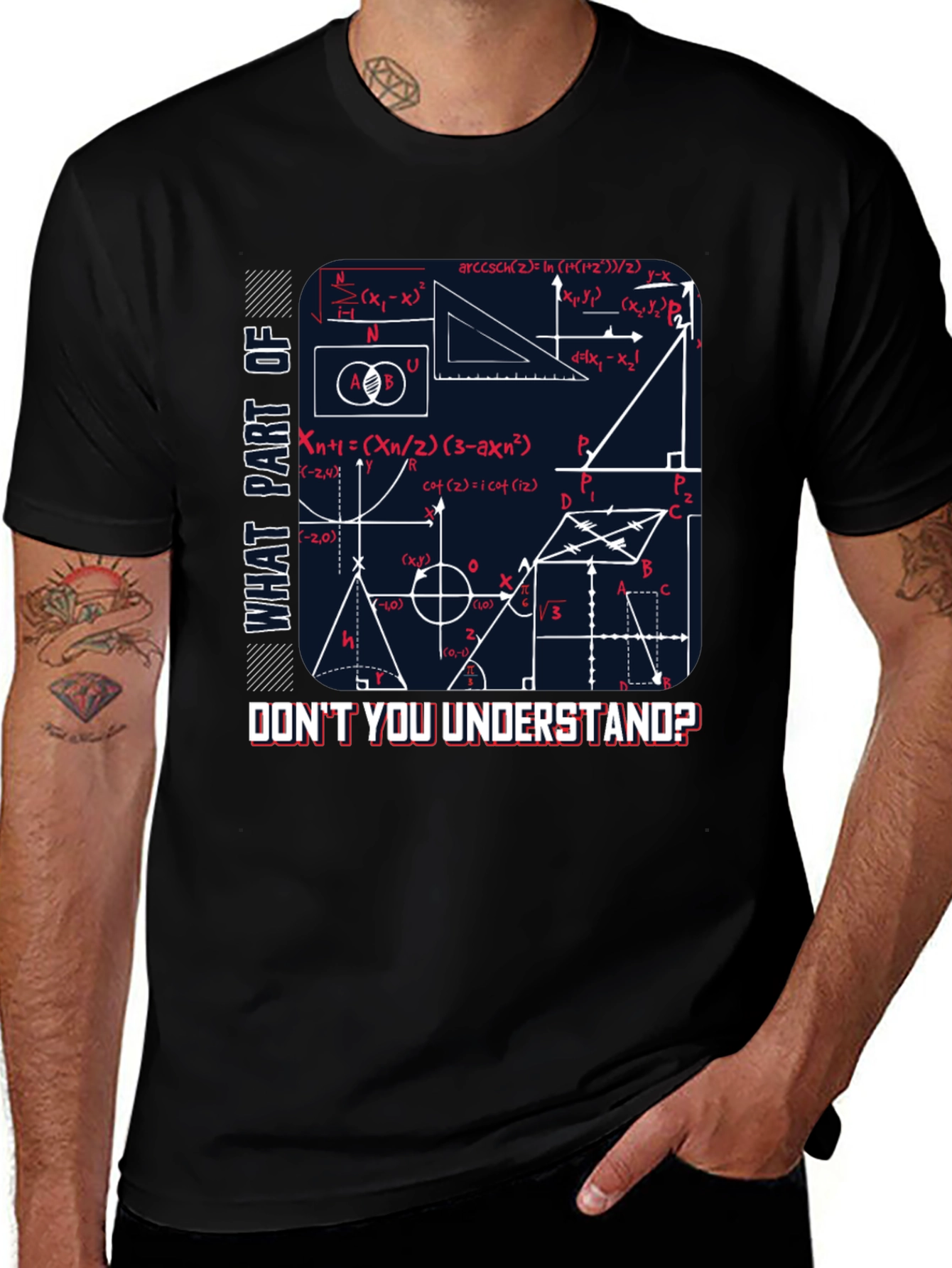 Variant 8 of Math Formula T-Shirt - Smart & Stylish
