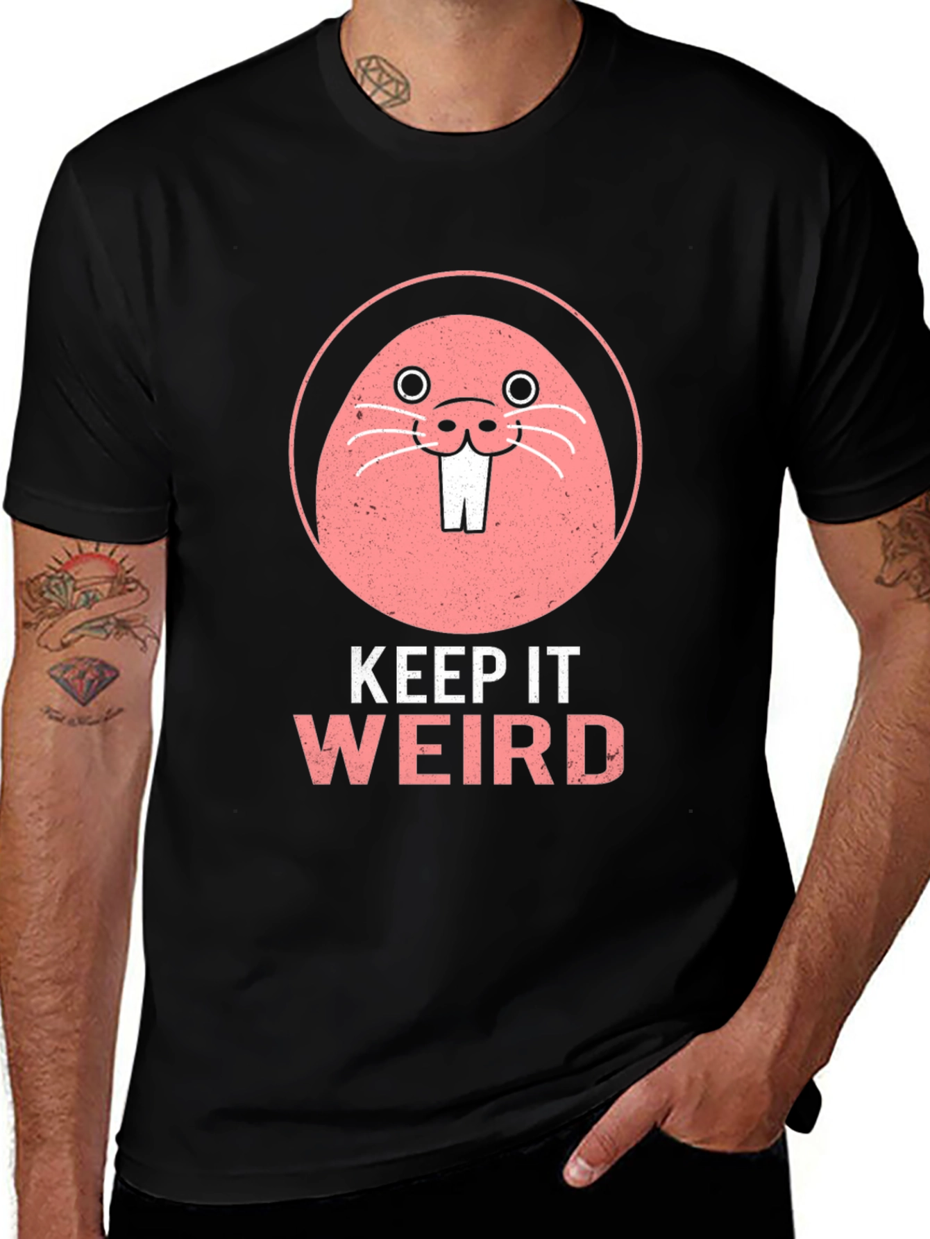 Variant 3 of Keep It Weird T-Shirt, Funny Mole Graphic Tee