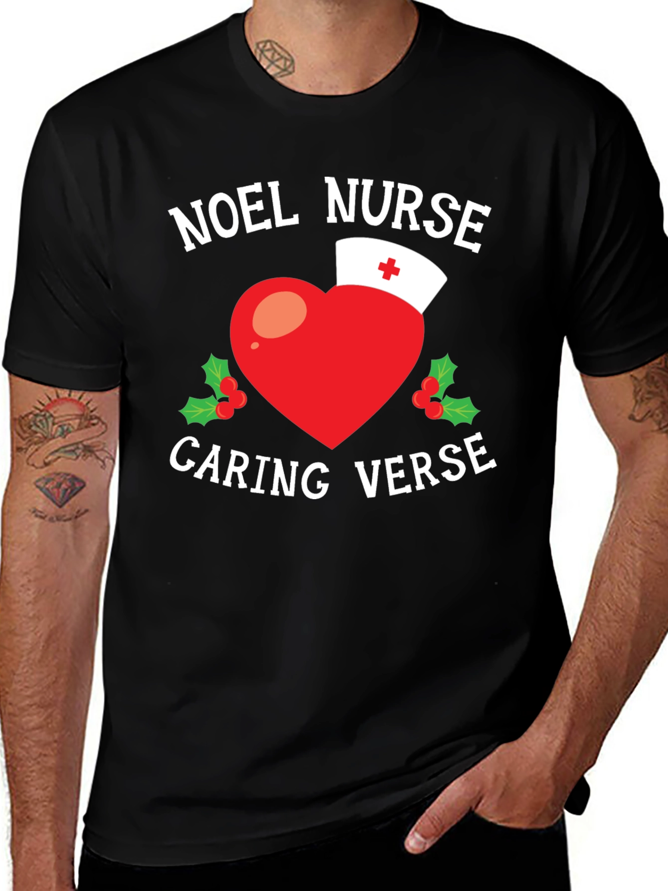 Noel Nurse Caring Verse Holiday T-Shirt