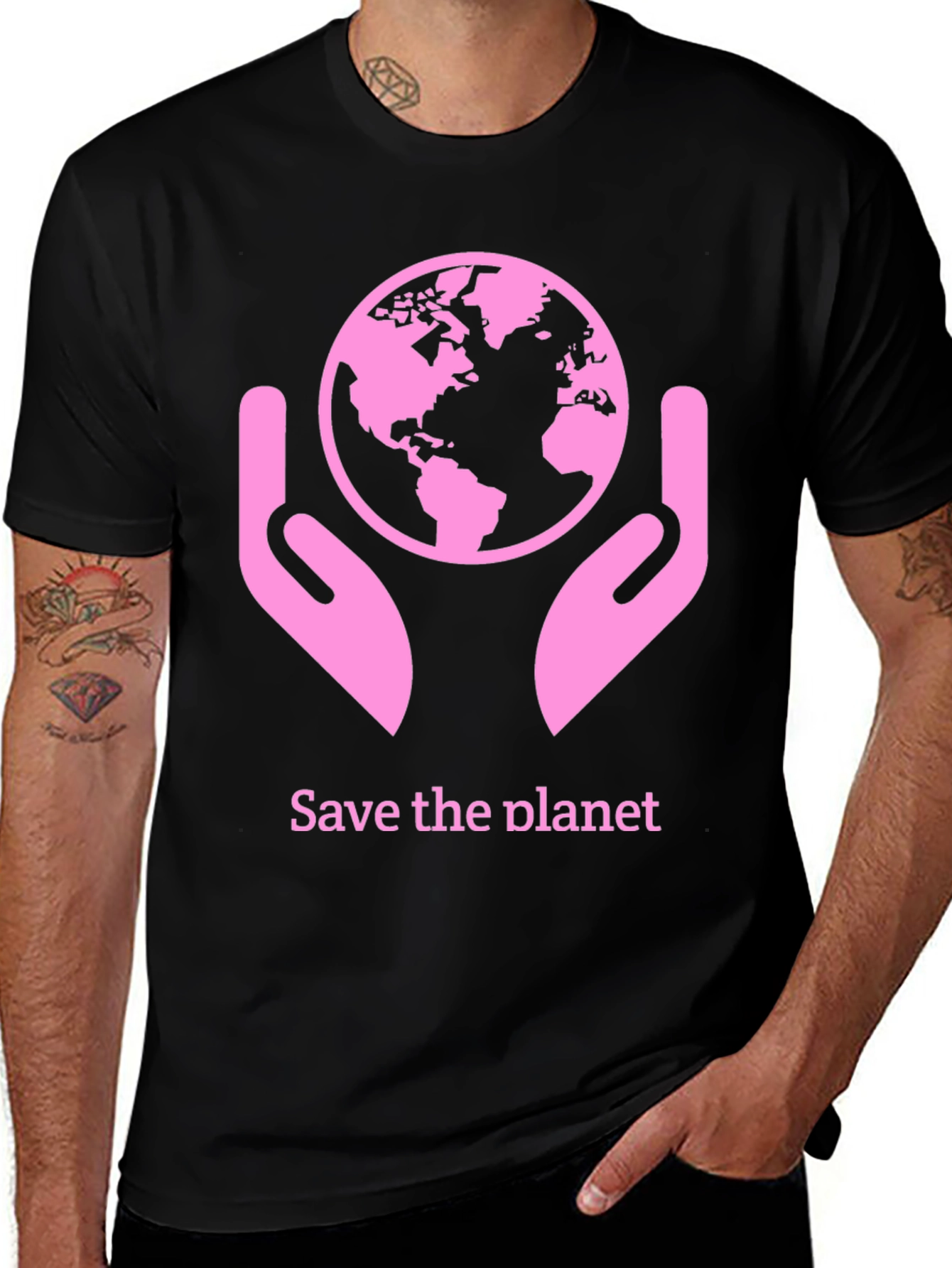 Variant 5 of Save the Planet Graphic Tee - Eco-Friendly Fashion