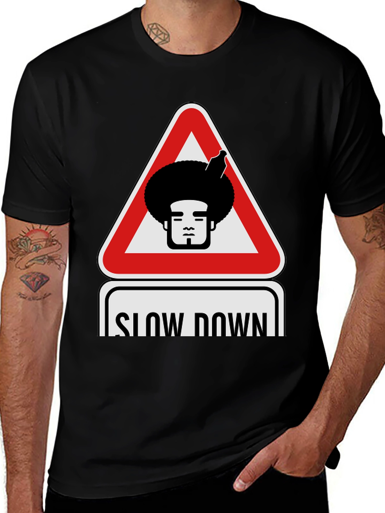 Variant 10 of Slow Down T-Shirt - Graphic Tee