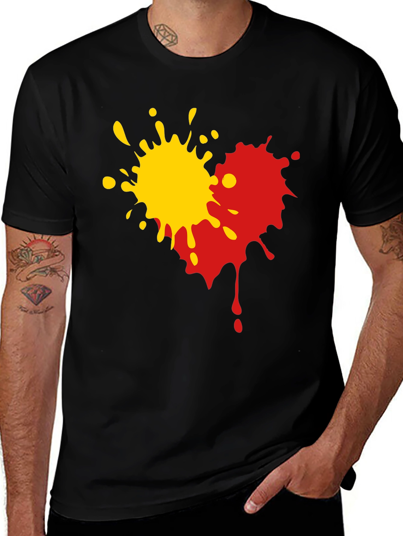 Variant 27 of Abstract Splatter Graphic Tee